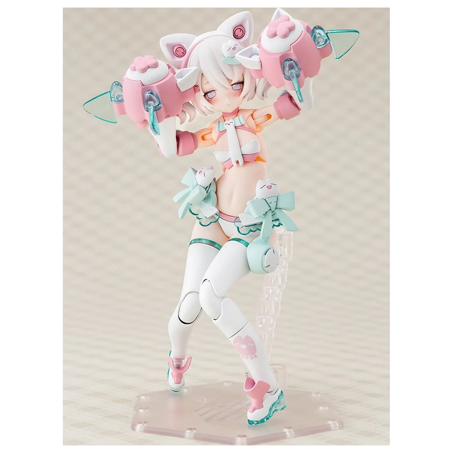 Megami Device Plastični model kit 1/1 Puni Mofu Shiro Mao 14 cm fotografija proizvoda