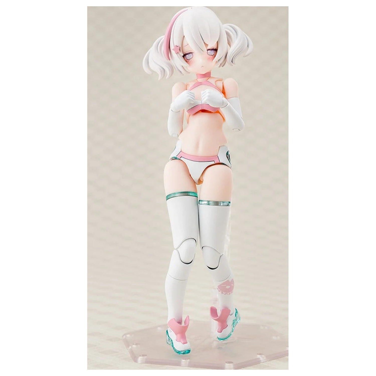 Megami Device Plastični model kit 1/1 Puni Mofu Shiro Mao 14 cm fotografija proizvoda