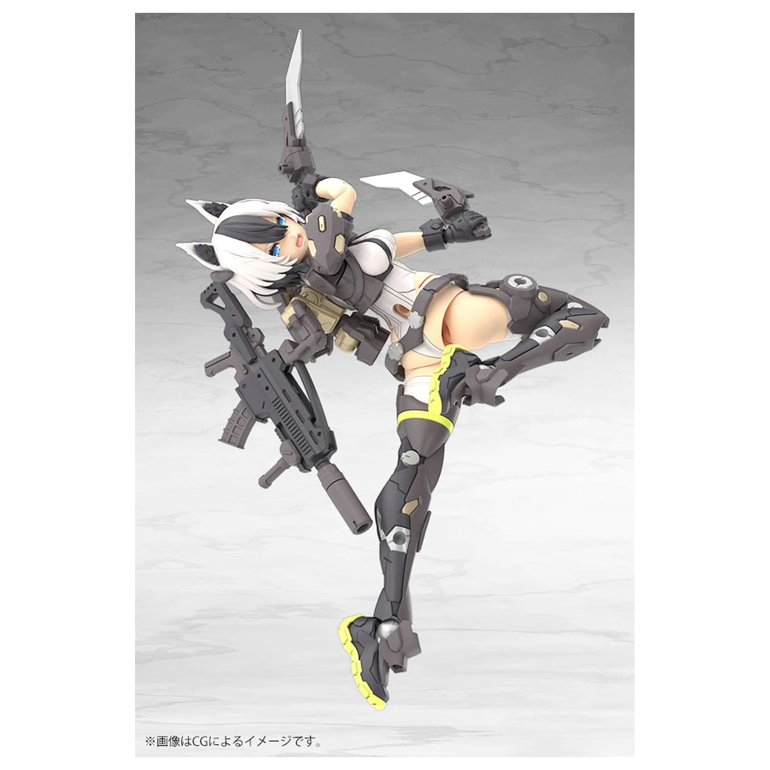 Megami Device Plastic Model Kit 1/1 Yggdrasis Garm Ripper 16 cm fotografija proizvoda