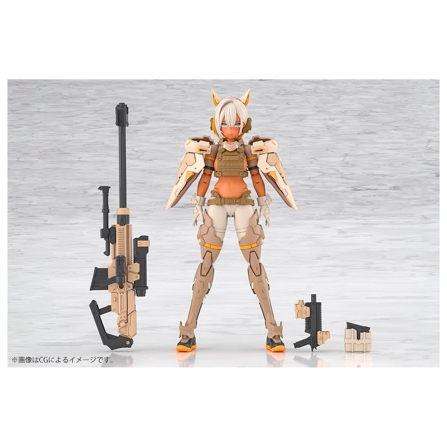 Megami Device plastični model 1/1 Yggdrasis Skoll Sharpshooter Tempest 16 cm fotografija proizvoda