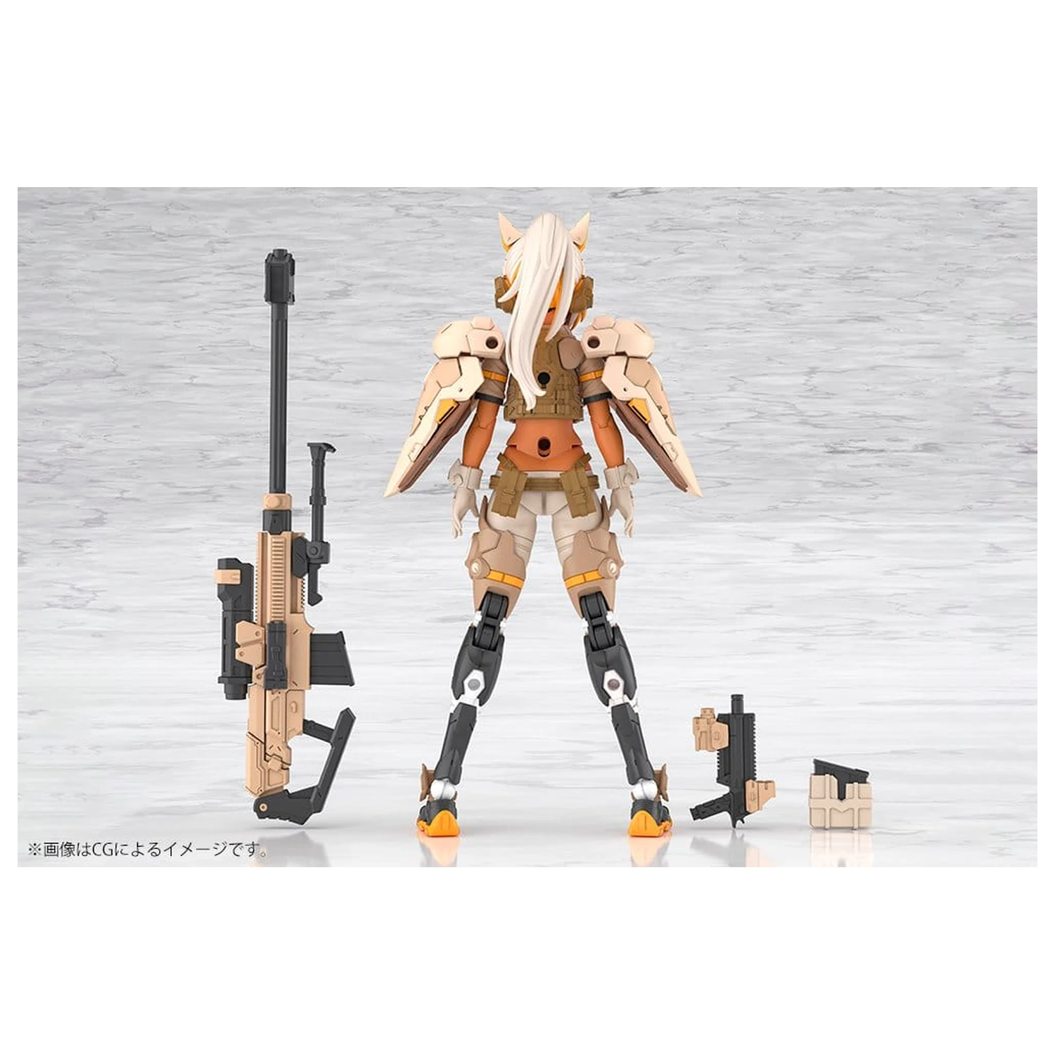 Megami Device plastični model 1/1 Yggdrasis Skoll Sharpshooter Tempest 16 cm fotografija proizvoda