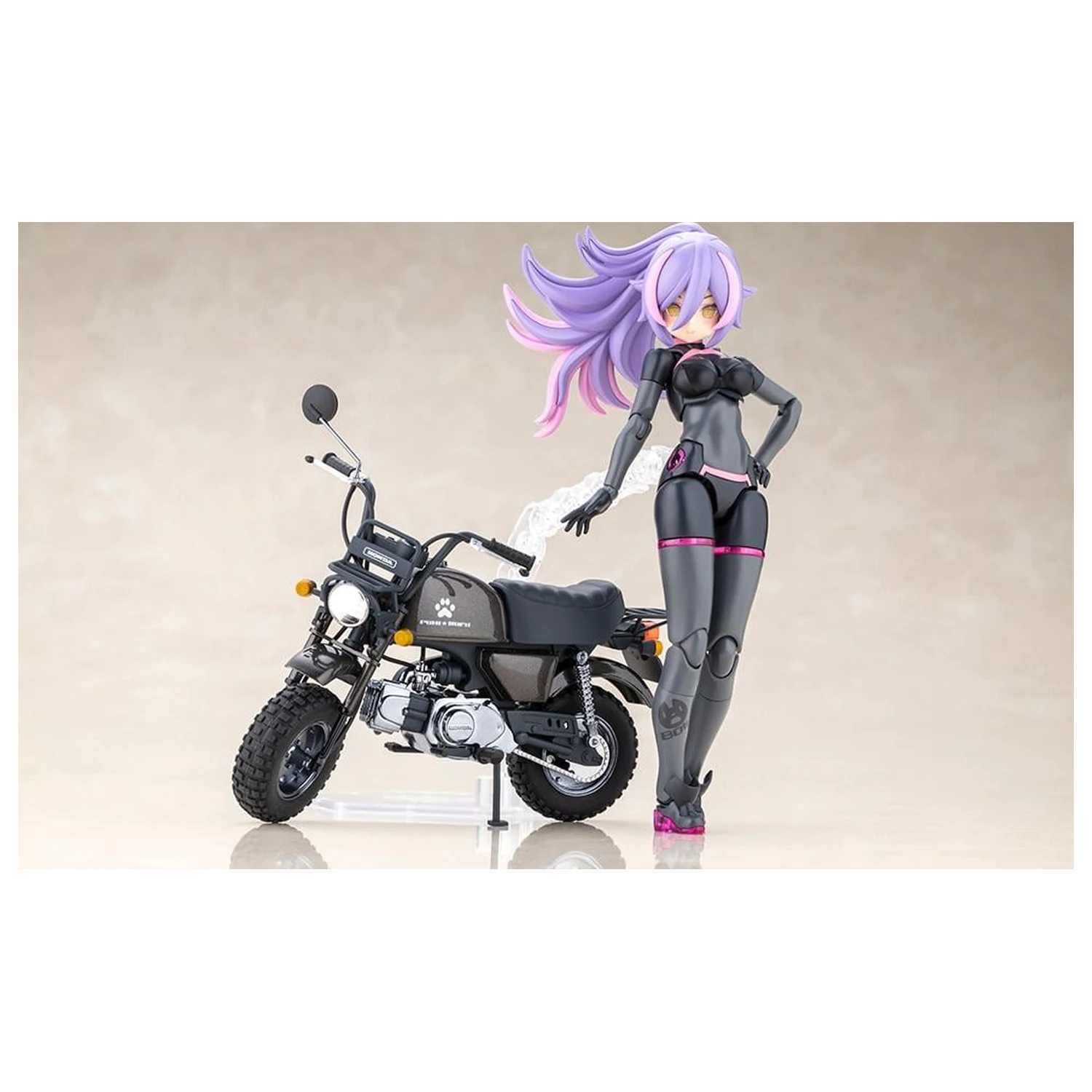 Megami Device Puni Mofu Racing Lang with Honda maketa 14 cm fotografija proizvoda