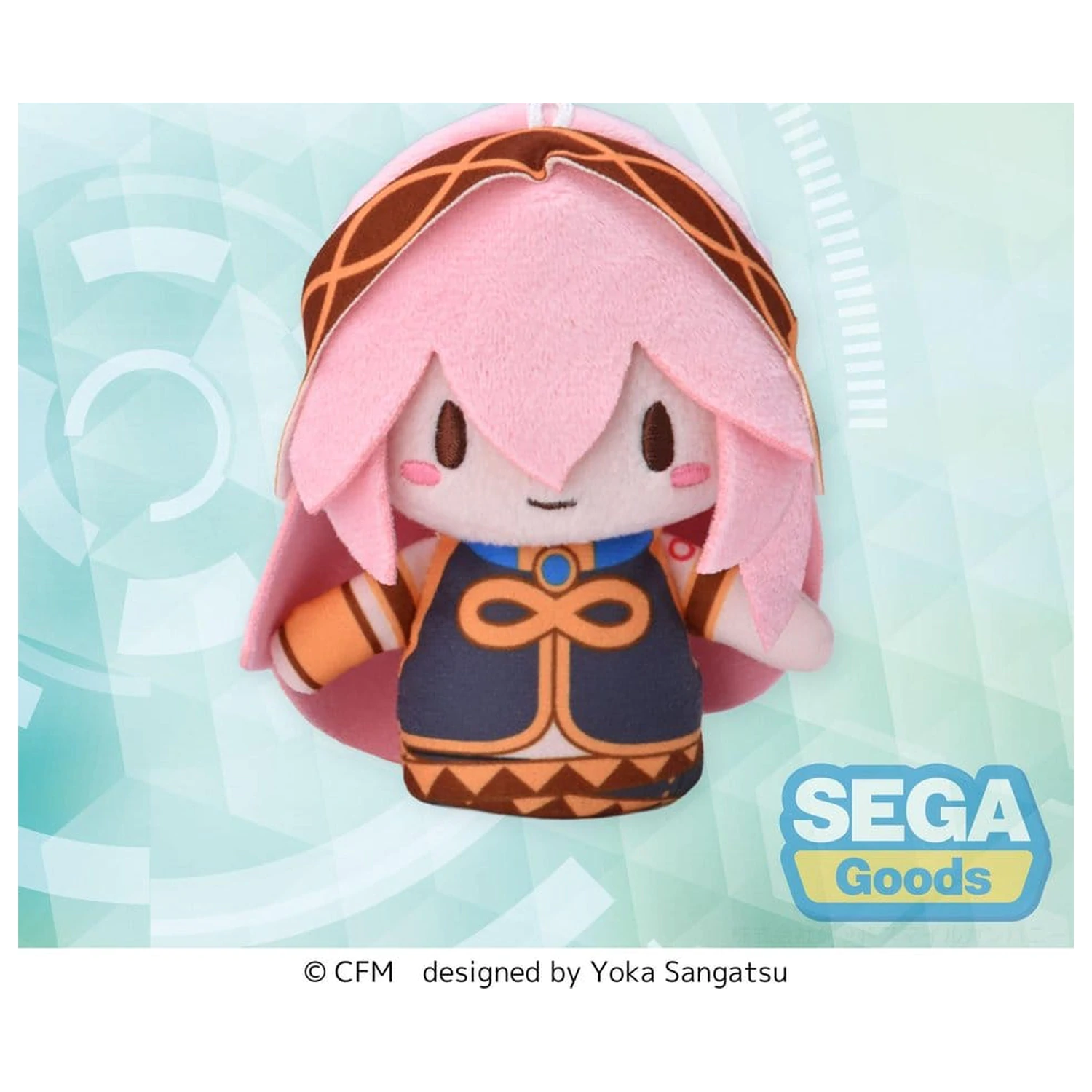 Megurine Luka Fuwa Petit Plišana Figura Maskota za Prste 10 cm fotografija proizvoda