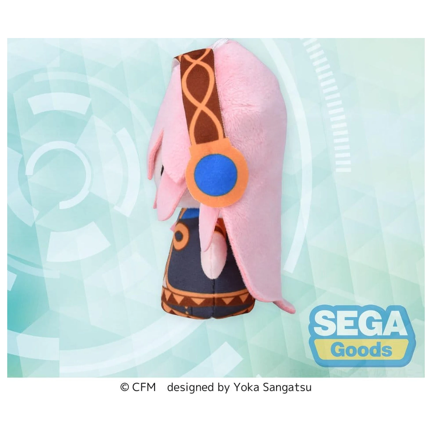 Megurine Luka Fuwa Petit Plišana Figura Maskota za Prste 10 cm fotografija proizvoda