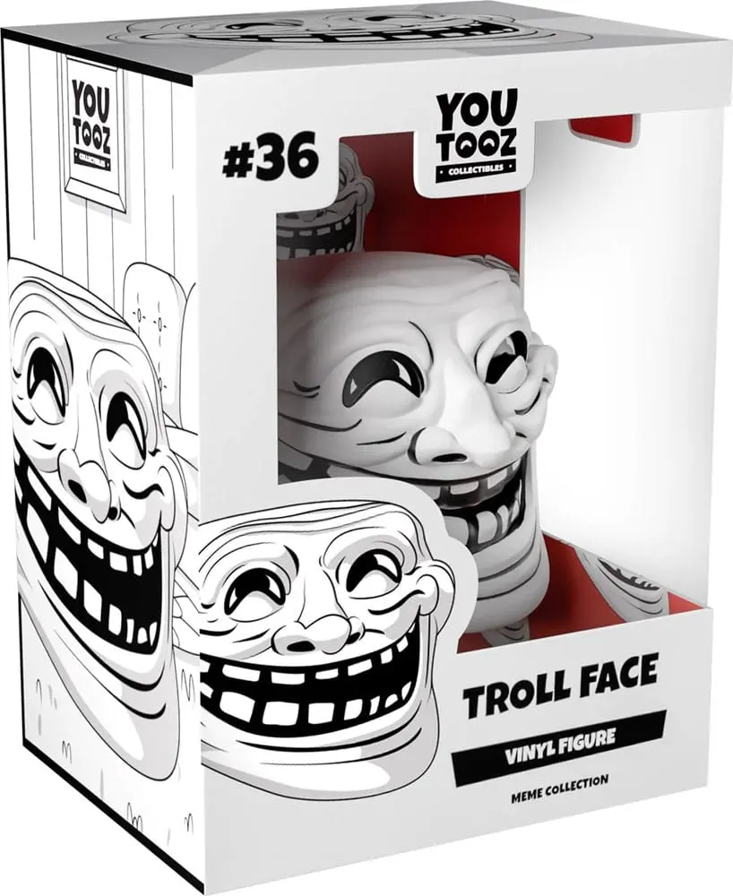 Meme Vinil Figura Troll Face 7 cm fotografija proizvoda