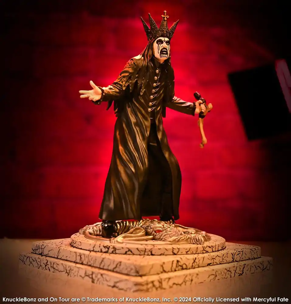 Mercyful Fate Rock Iconz Kip King Diamond III (Black Version) 22 cm fotografija proizvoda