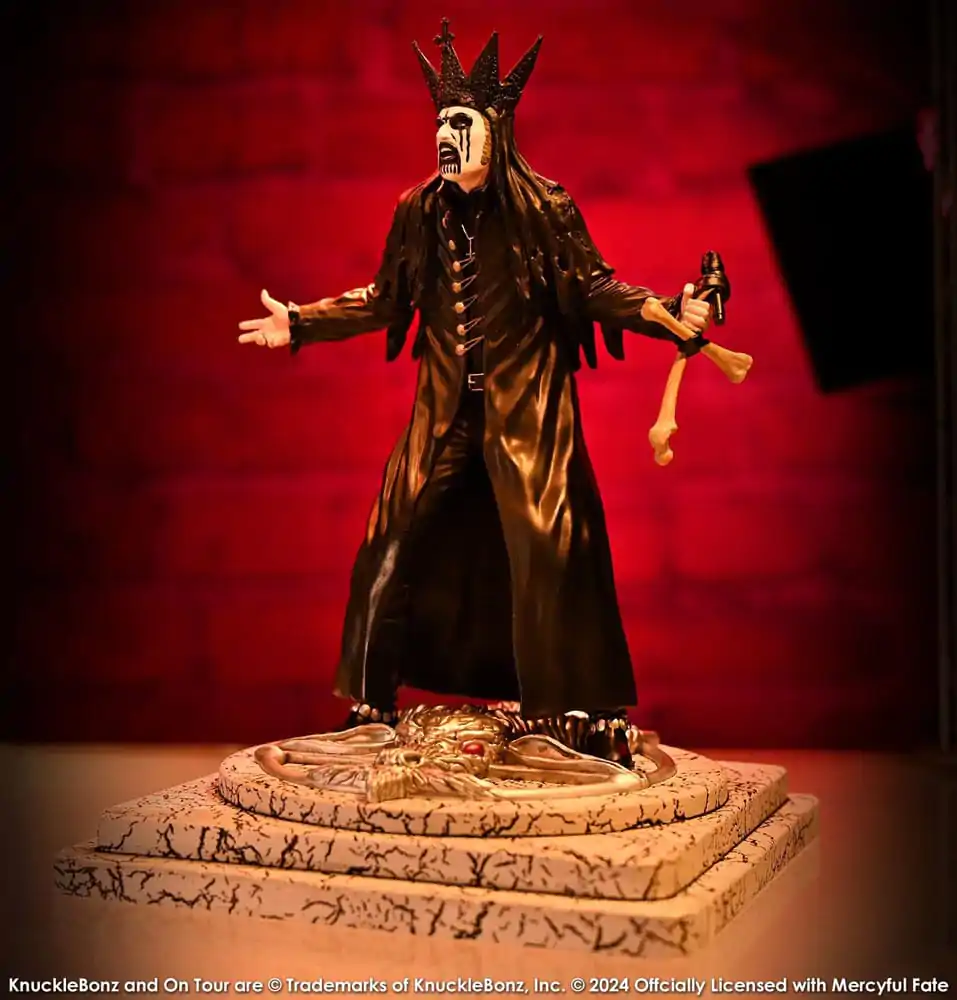 Mercyful Fate Rock Iconz Kip King Diamond III (Black Version) 22 cm fotografija proizvoda