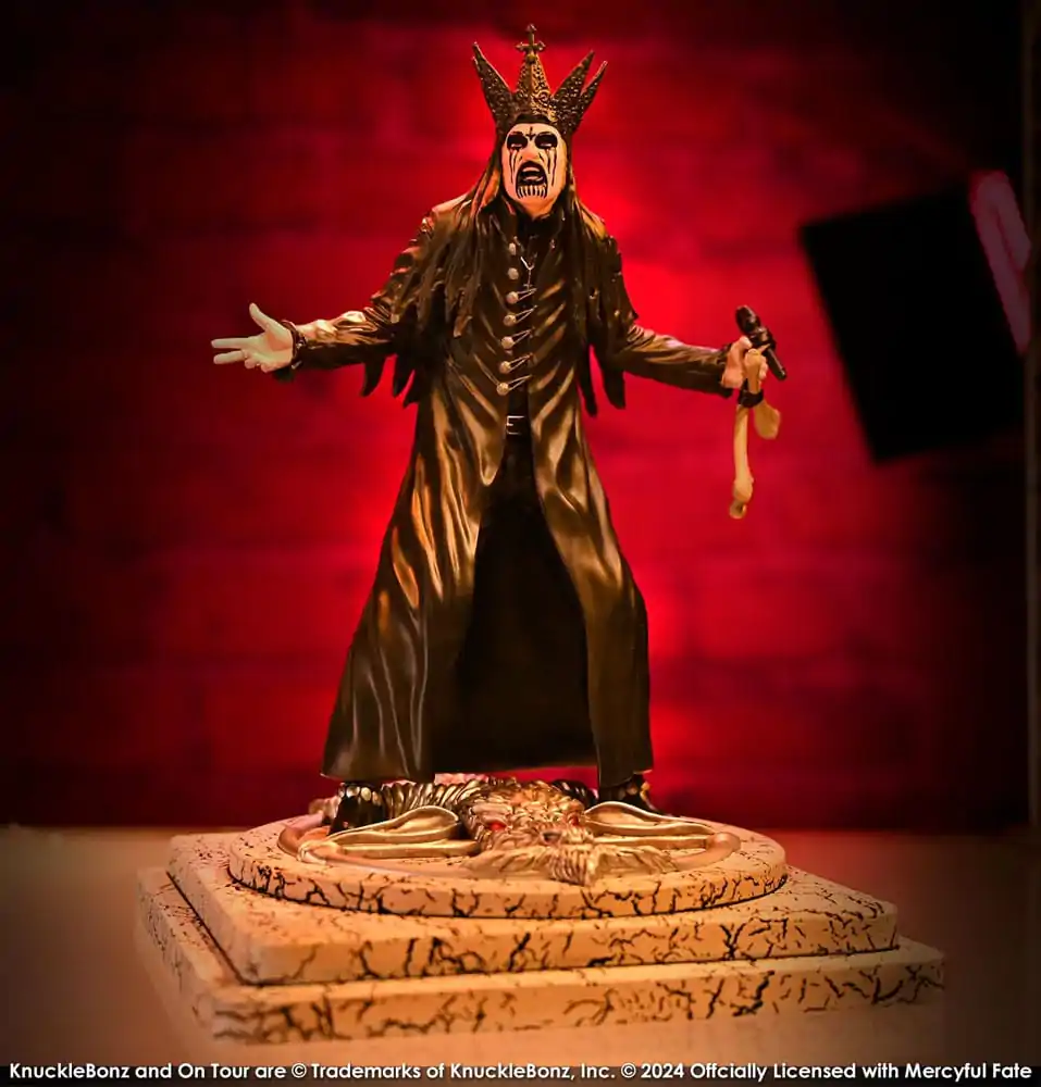 Mercyful Fate Rock Iconz Kip King Diamond III (Black Version) 22 cm fotografija proizvoda