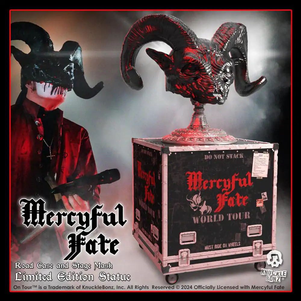 Mercyful Fate Rock Ikonz On Tour Road Case Kip & Set maske za pozornicu Svjetska turneja fotografija proizvoda
