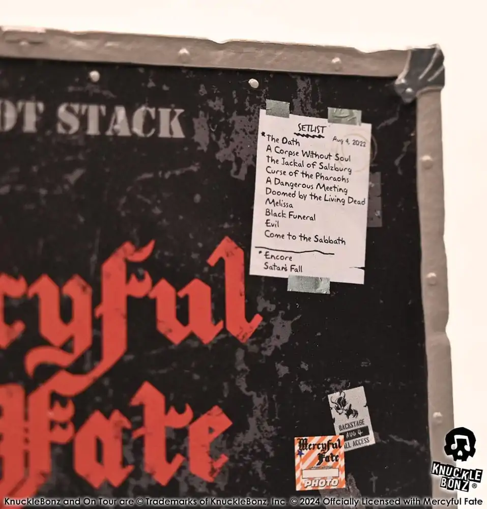 Mercyful Fate Rock Ikonz On Tour Road Case Kip & Set maske za pozornicu Svjetska turneja fotografija proizvoda