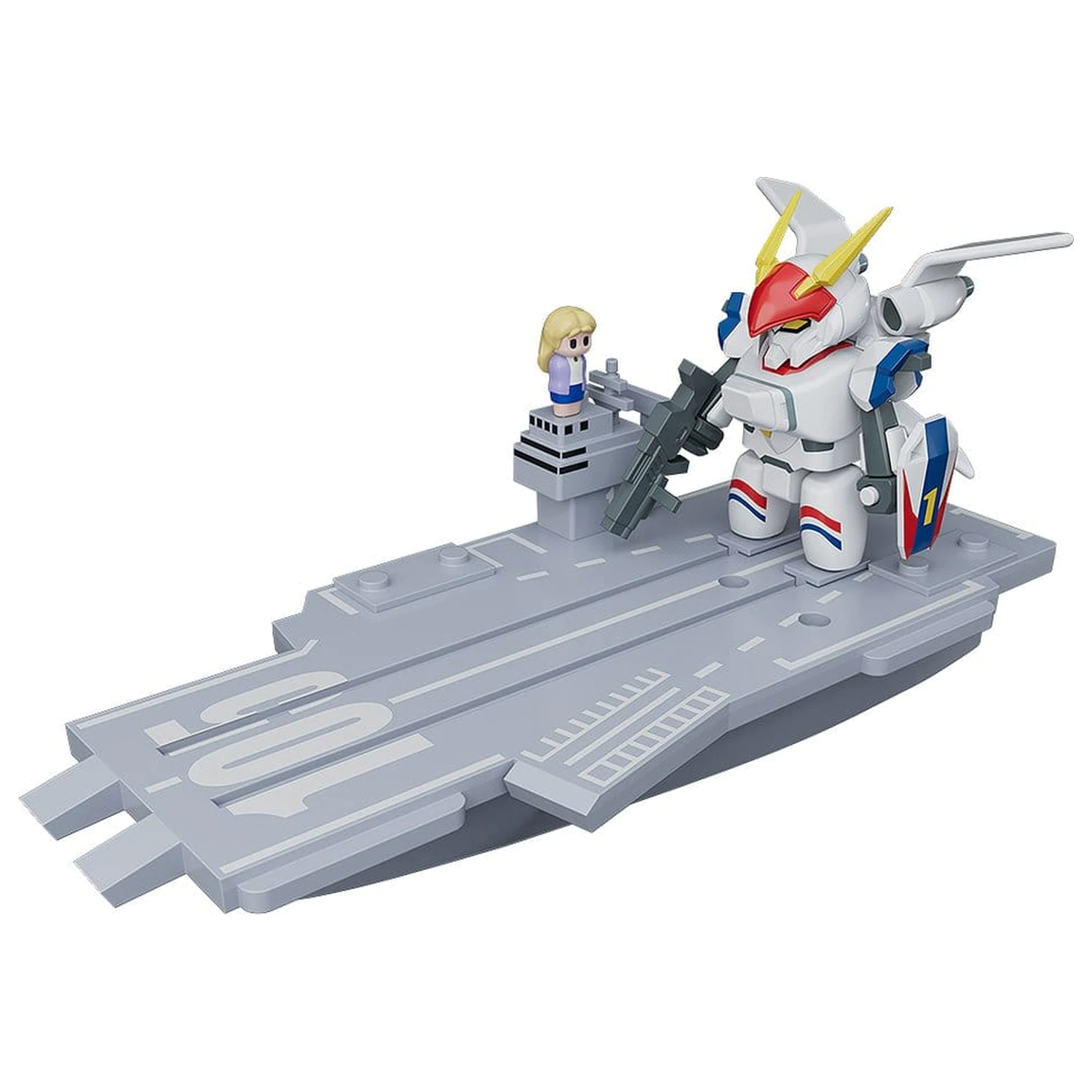 Metal Armor Dragonar Brickroid Akcijska figura Dragonar-1 (Opening Ver.) & Nosač set 5 cm fotografija proizvoda