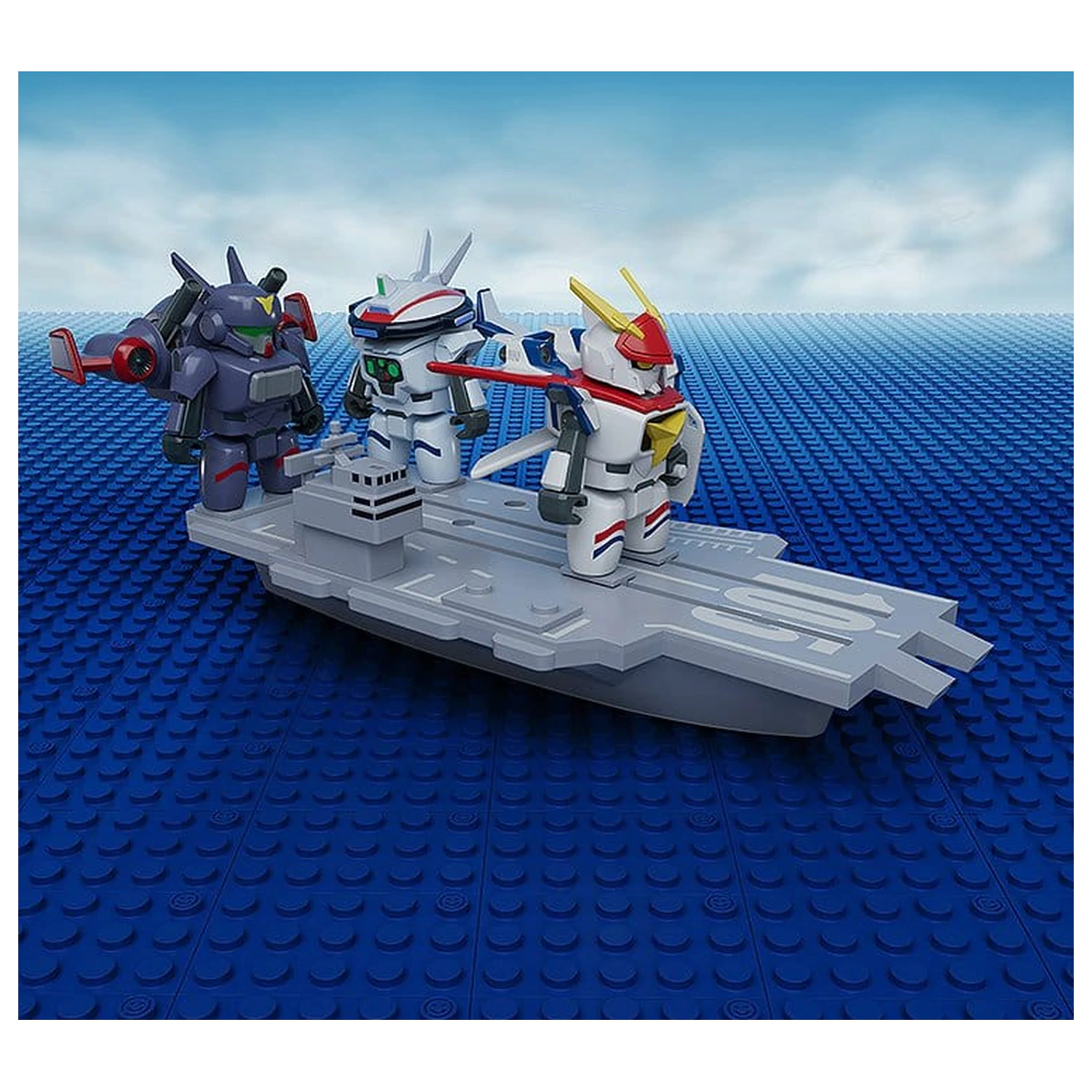 Metal Armor Dragonar Brickroid Akcijska figura Dragonar-1 (Opening Ver.) & Nosač set 5 cm fotografija proizvoda