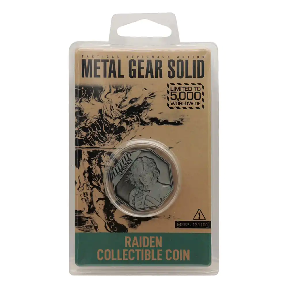 Metal Gear Solid 2 Collectable Coin Raiden Limited Edition - Kolekcionarski novčić fotografija proizvoda