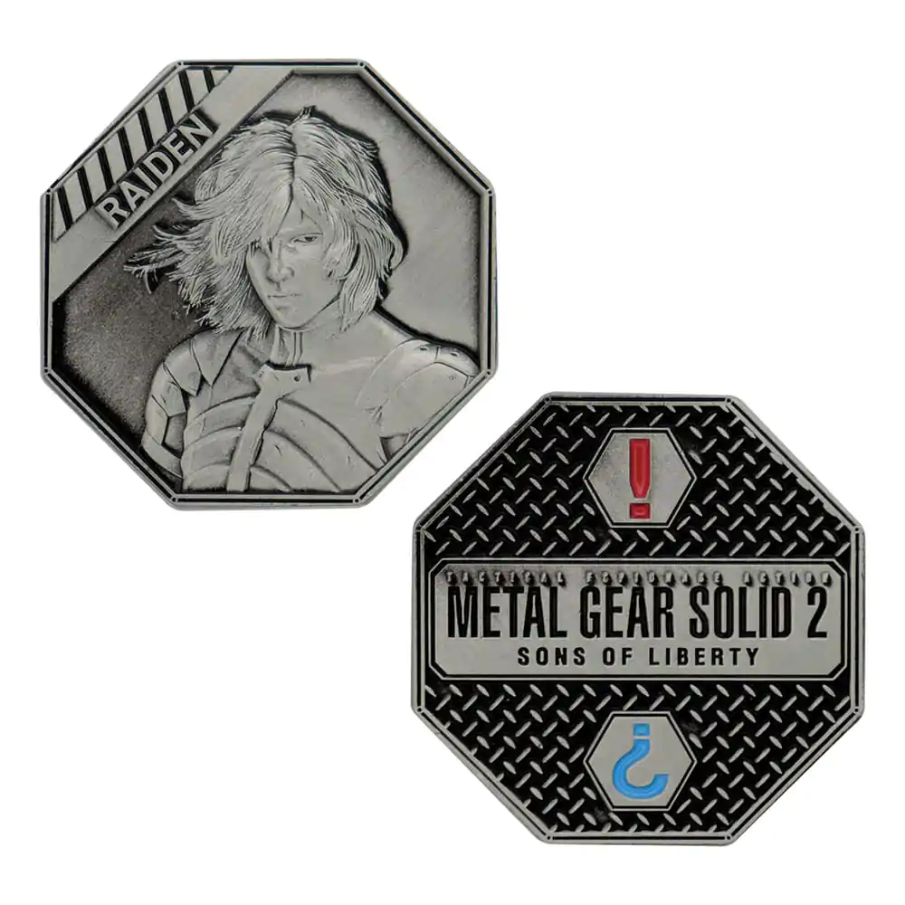 Metal Gear Solid 2 Collectable Coin Raiden Limited Edition - Kolekcionarski novčić fotografija proizvoda