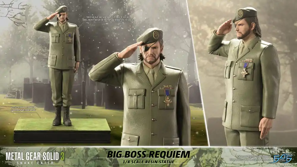 Metal Gear Solid 3: Snake Eater kip 1/4 Big Boss Requiem 55 cm fotografija proizvoda