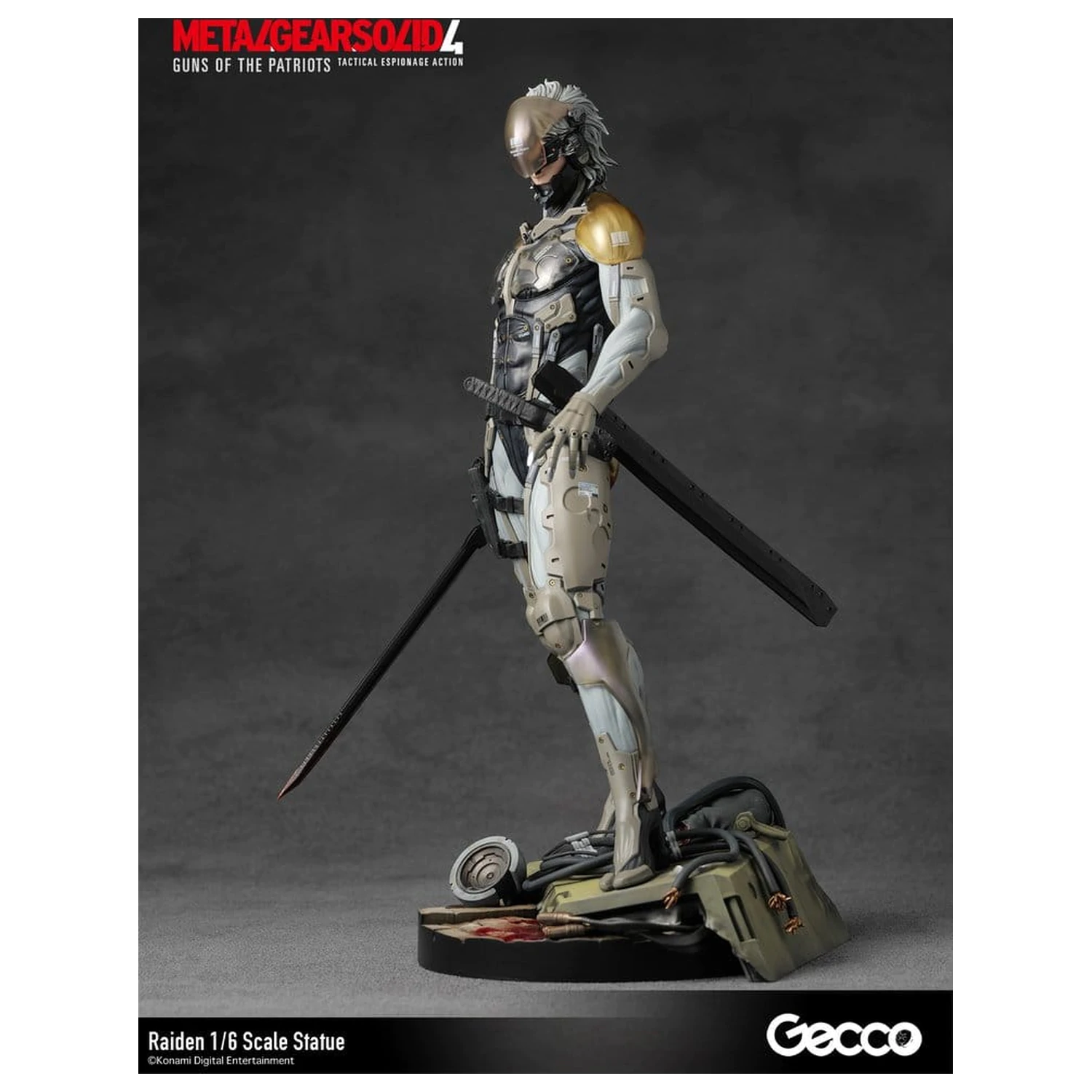 Metal Gear Solid 4 Guns of the Patriots Statua 1/6 Raiden 32 cm fotografija proizvoda