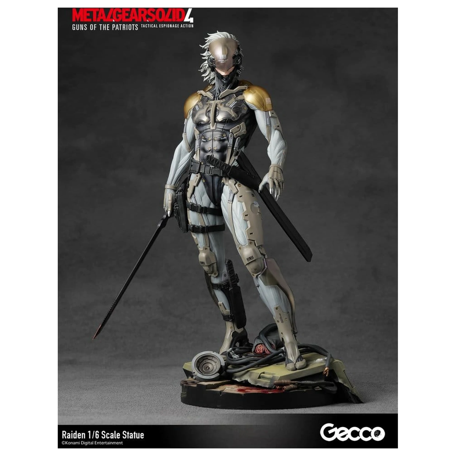 Metal Gear Solid 4 Guns of the Patriots Statua 1/6 Raiden 32 cm fotografija proizvoda