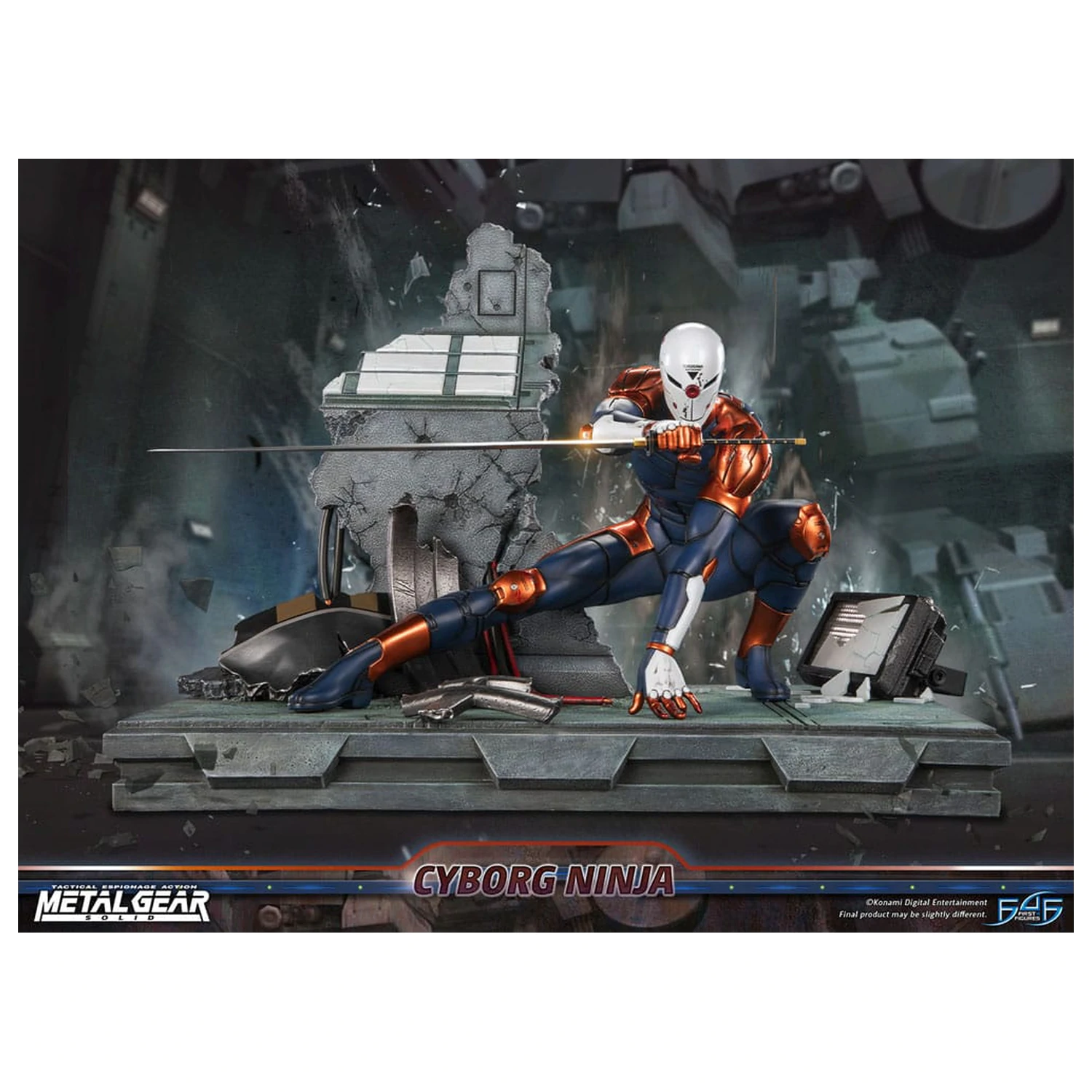 Metal Gear Solid Statua Cyborg Ninja (Gray Fox) 41 cm fotografija proizvoda