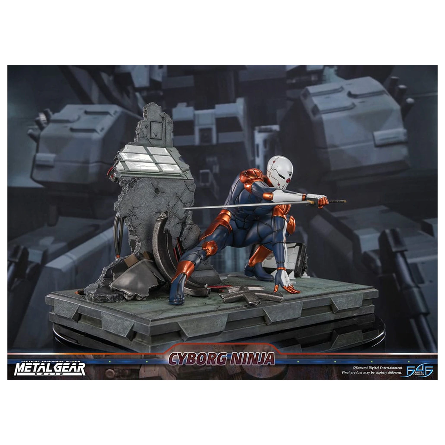 Metal Gear Solid Statua Cyborg Ninja (Gray Fox) 41 cm fotografija proizvoda