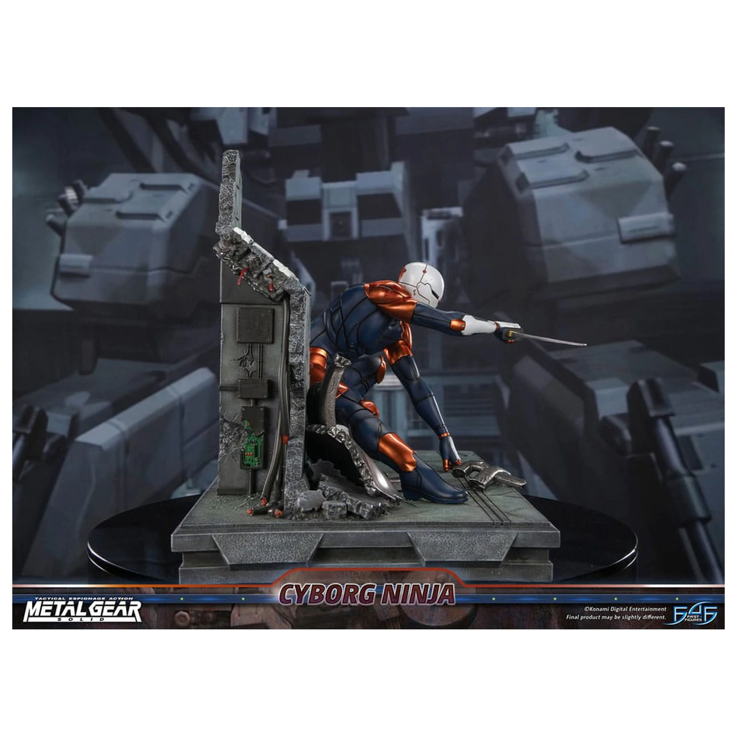 Metal Gear Solid Statua Cyborg Ninja (Gray Fox) 41 cm fotografija proizvoda
