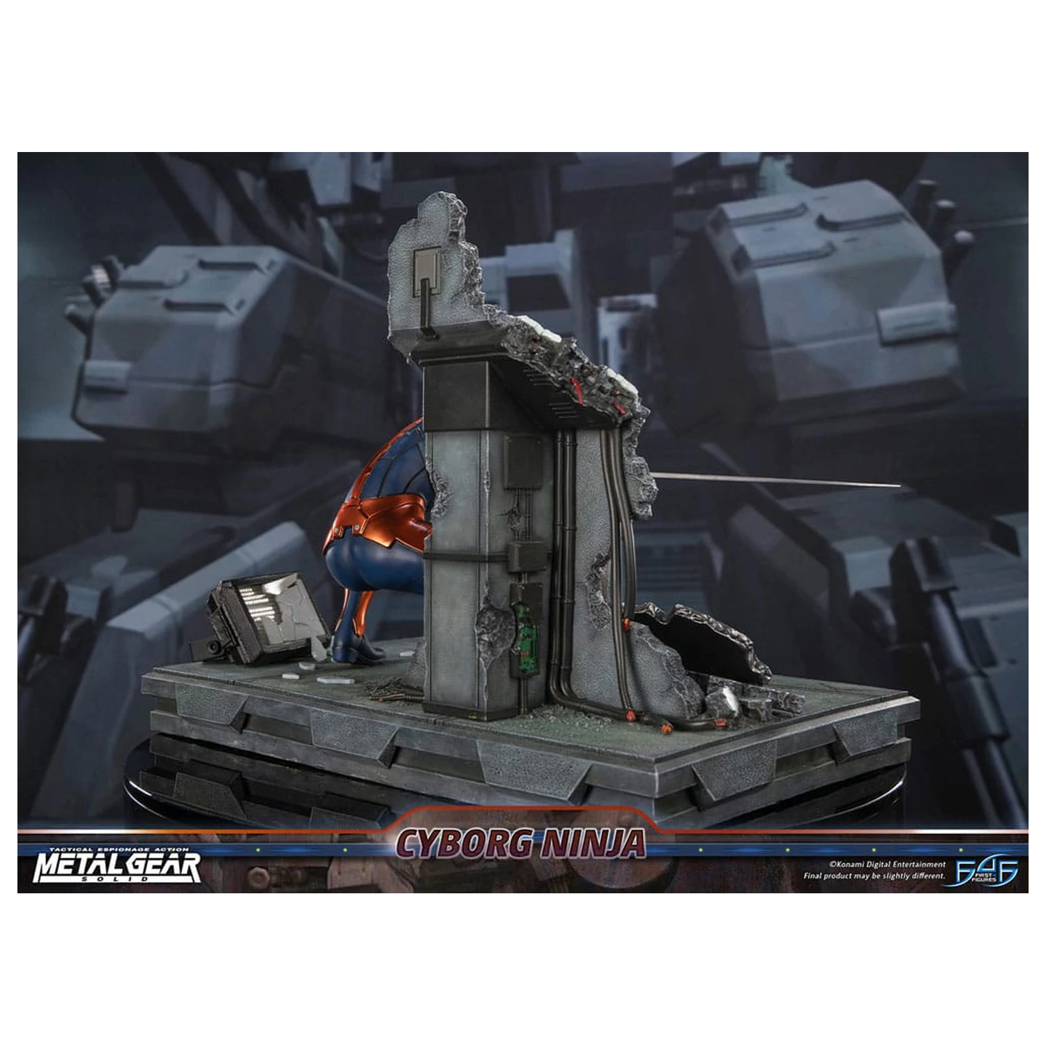 Metal Gear Solid Statua Cyborg Ninja (Gray Fox) 41 cm fotografija proizvoda