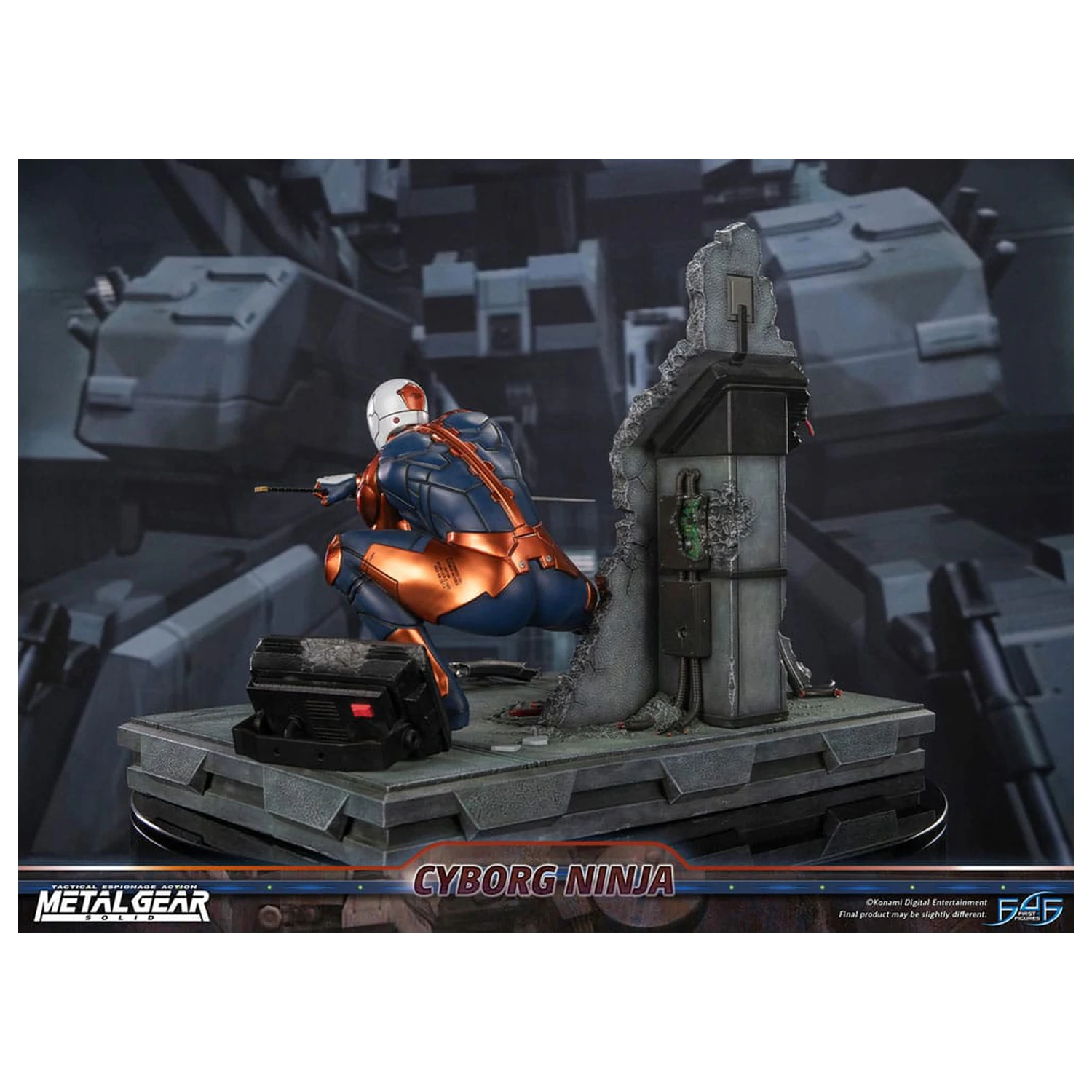 Metal Gear Solid Statua Cyborg Ninja (Gray Fox) 41 cm fotografija proizvoda