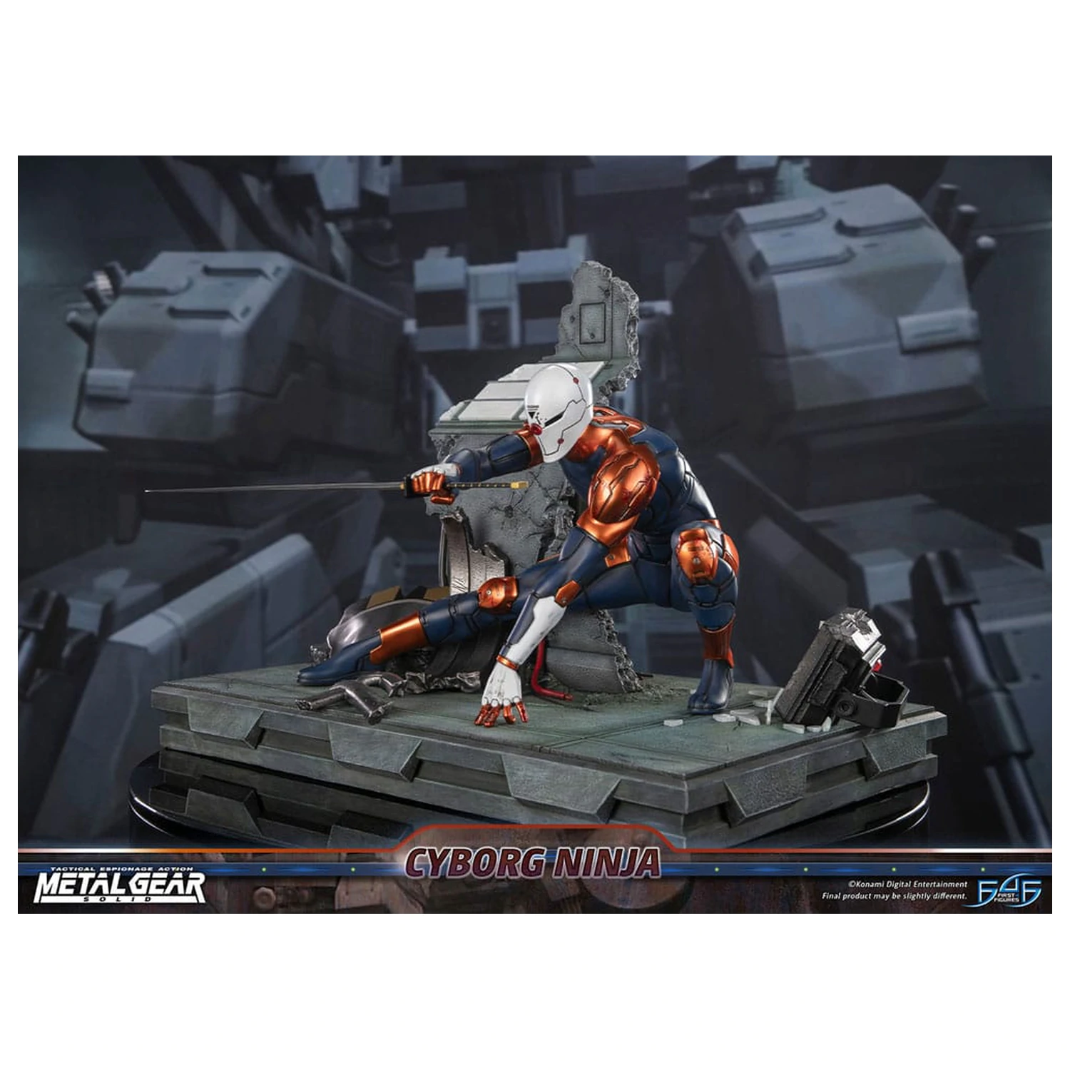 Metal Gear Solid Statua Cyborg Ninja (Gray Fox) 41 cm fotografija proizvoda