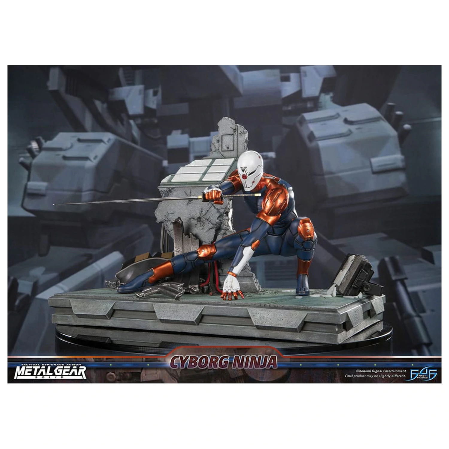 Metal Gear Solid Statua Cyborg Ninja (Gray Fox) 41 cm fotografija proizvoda