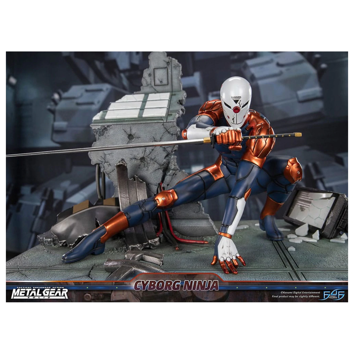 Metal Gear Solid Statua Cyborg Ninja (Gray Fox) 41 cm fotografija proizvoda