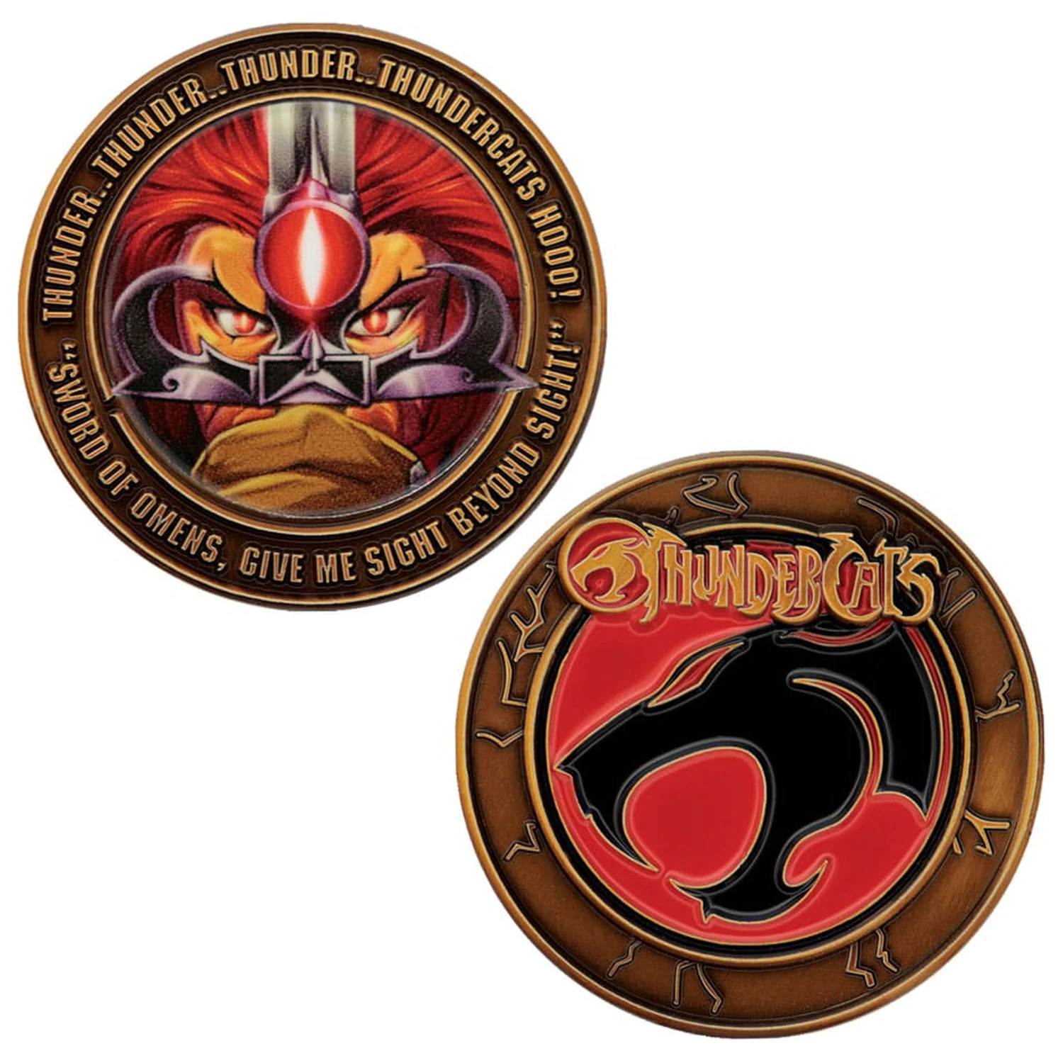ThunderCats Kolekcionarski novčić Lion-O 40th Anniversary Limited Edition fotografija proizvoda