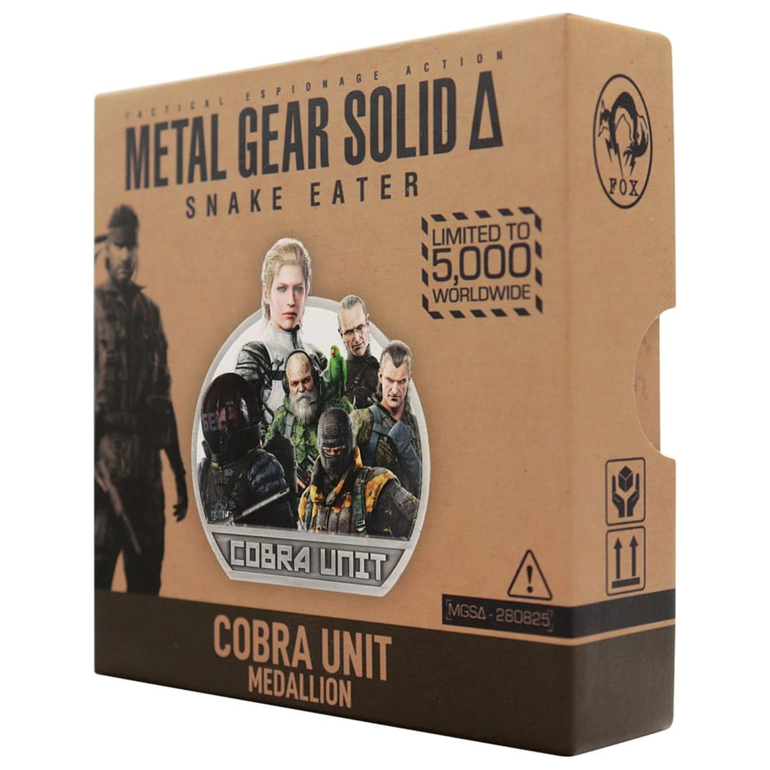 Metal Gear Solid Delta Medallion Cobra Unit Limited Edition fotografija proizvoda
