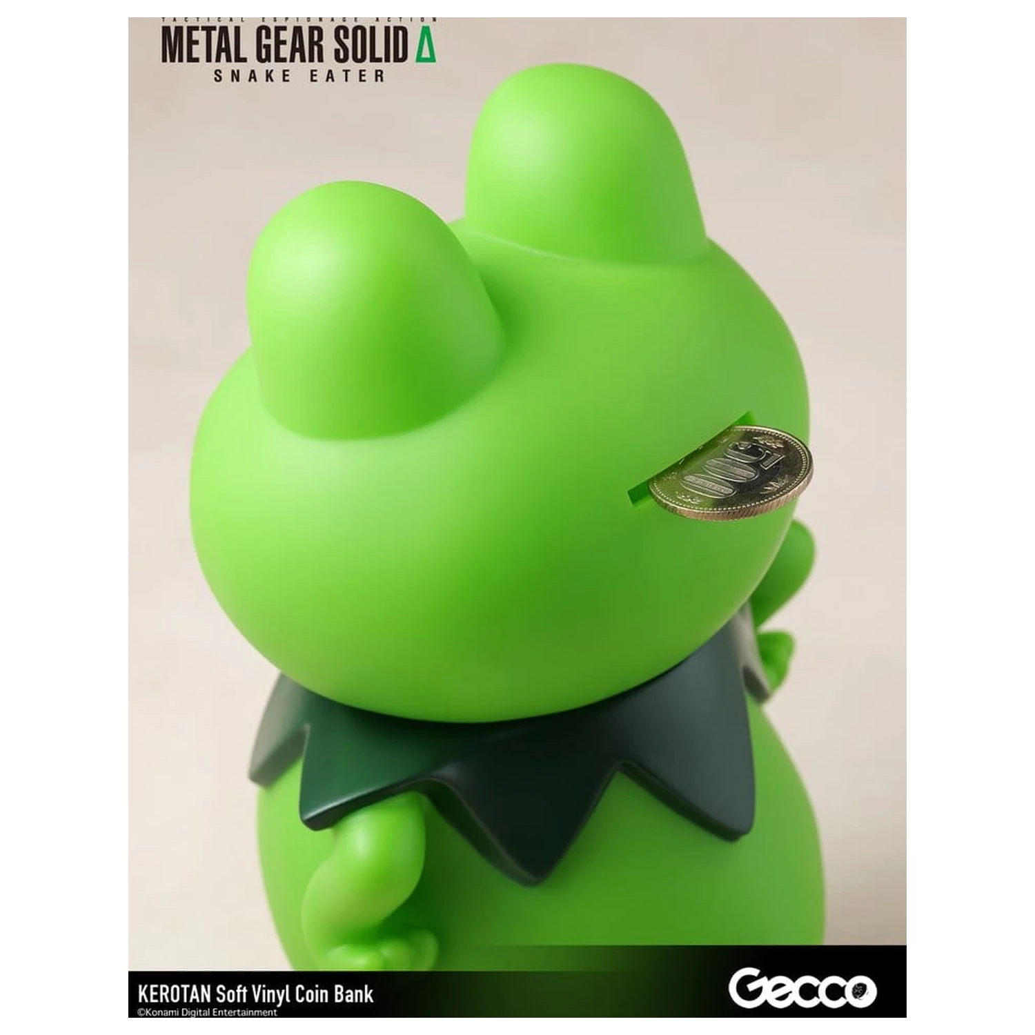 Metal Gear Solid Snake Eater mekana vinilna kasica prasica Kerotan 21 cm fotografija proizvoda