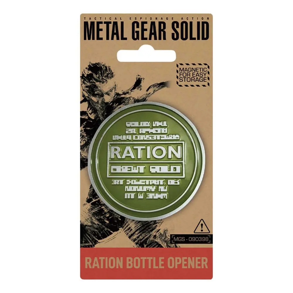 Metal Gear Solid otvarač za boce Solid Ration 8 cm fotografija proizvoda