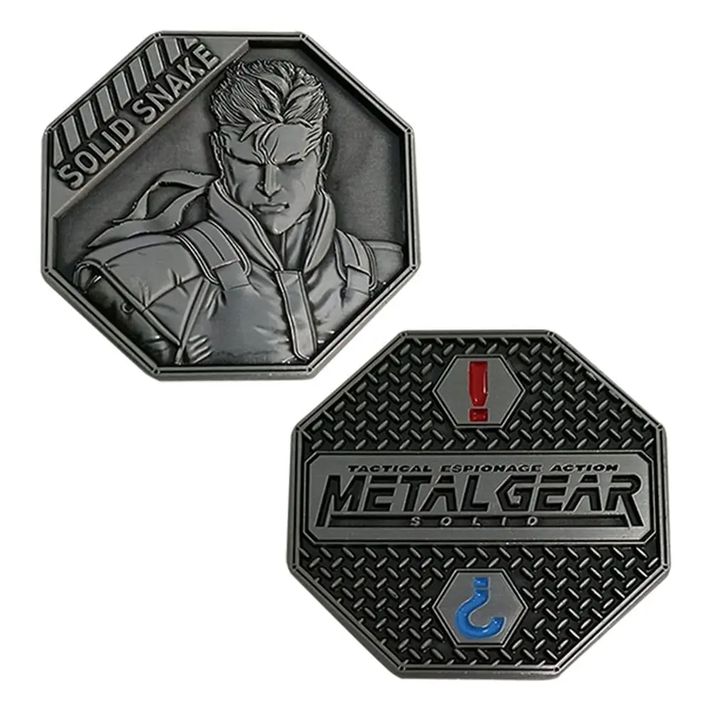 Metal Gear Solid kolekcionarski novčić Solid Snake Limited Edition fotografija proizvoda