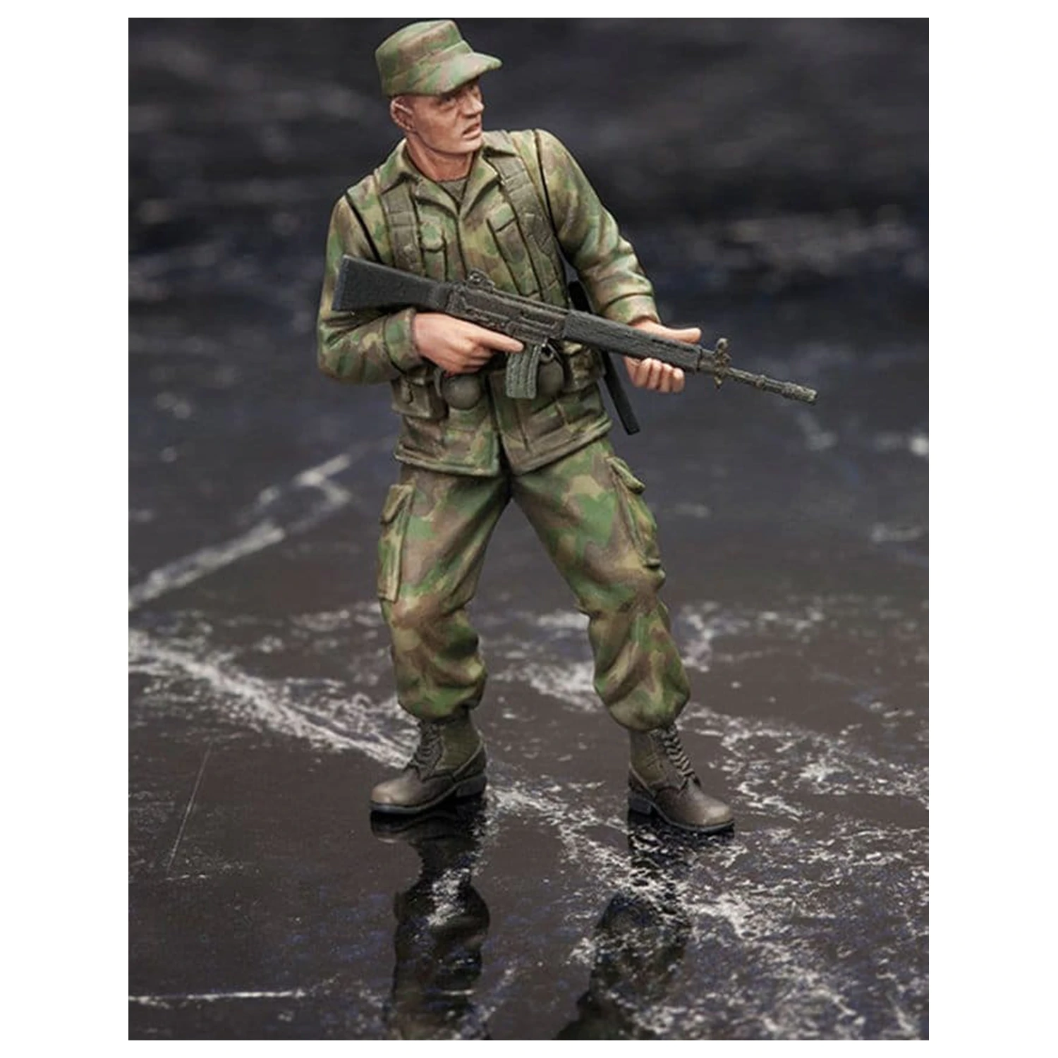 Metal Gear Solid V Plastični Model Komplet 1/35 Metal Gear Solid Ground Zero Set 5 cm fotografija proizvoda