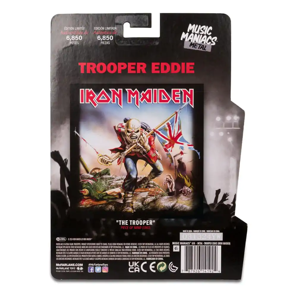 Metal Music Maniacs akcijska figura Wave 2 Vojnik Eddie (Iron Maiden) 15 cm fotografija proizvoda