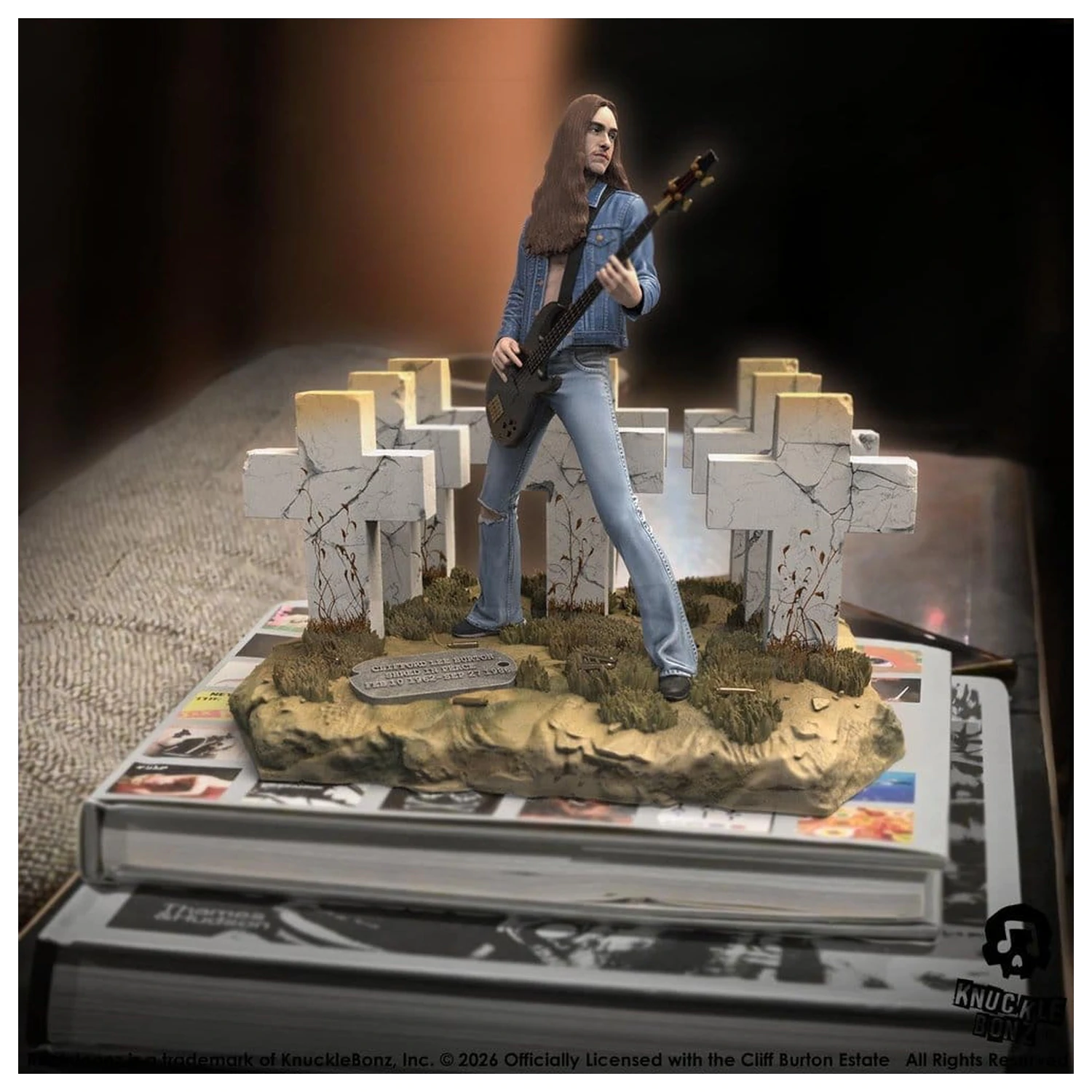 Metallica Rock Iconz Figura Cliff Burton III 21 cm fotografija proizvoda