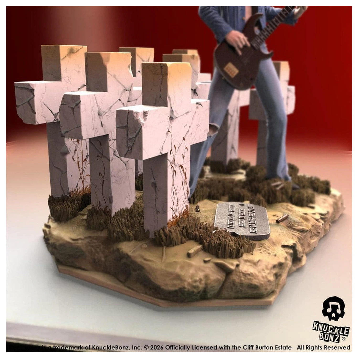Metallica Rock Iconz Figura Cliff Burton III 21 cm fotografija proizvoda