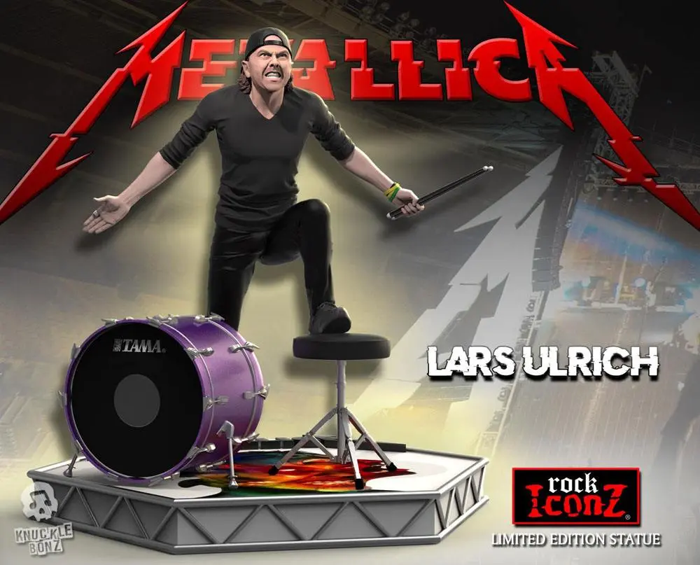 Metallica Rock Iconz kip Lars Ulrich Limited Edition 22 cm fotografija proizvoda