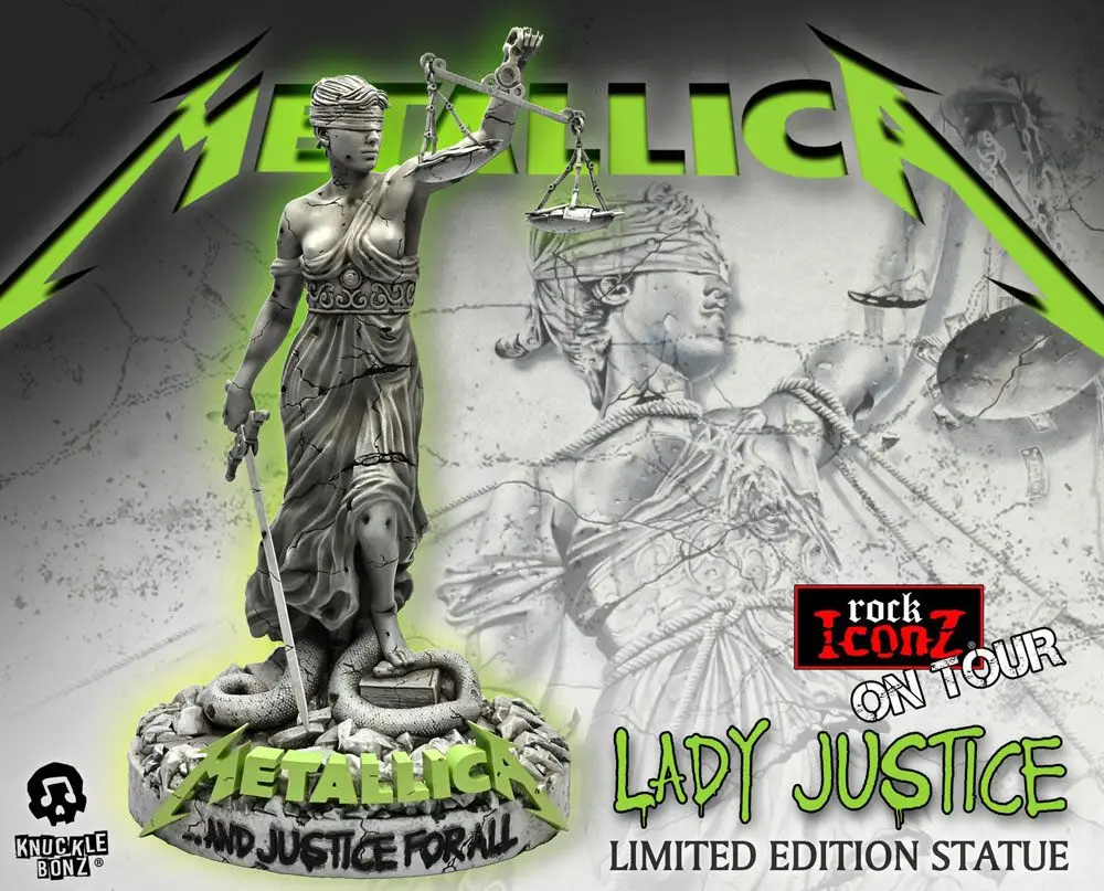 Metallica Rock Ikonz On Tour Kip Lady Justice fotografija proizvoda