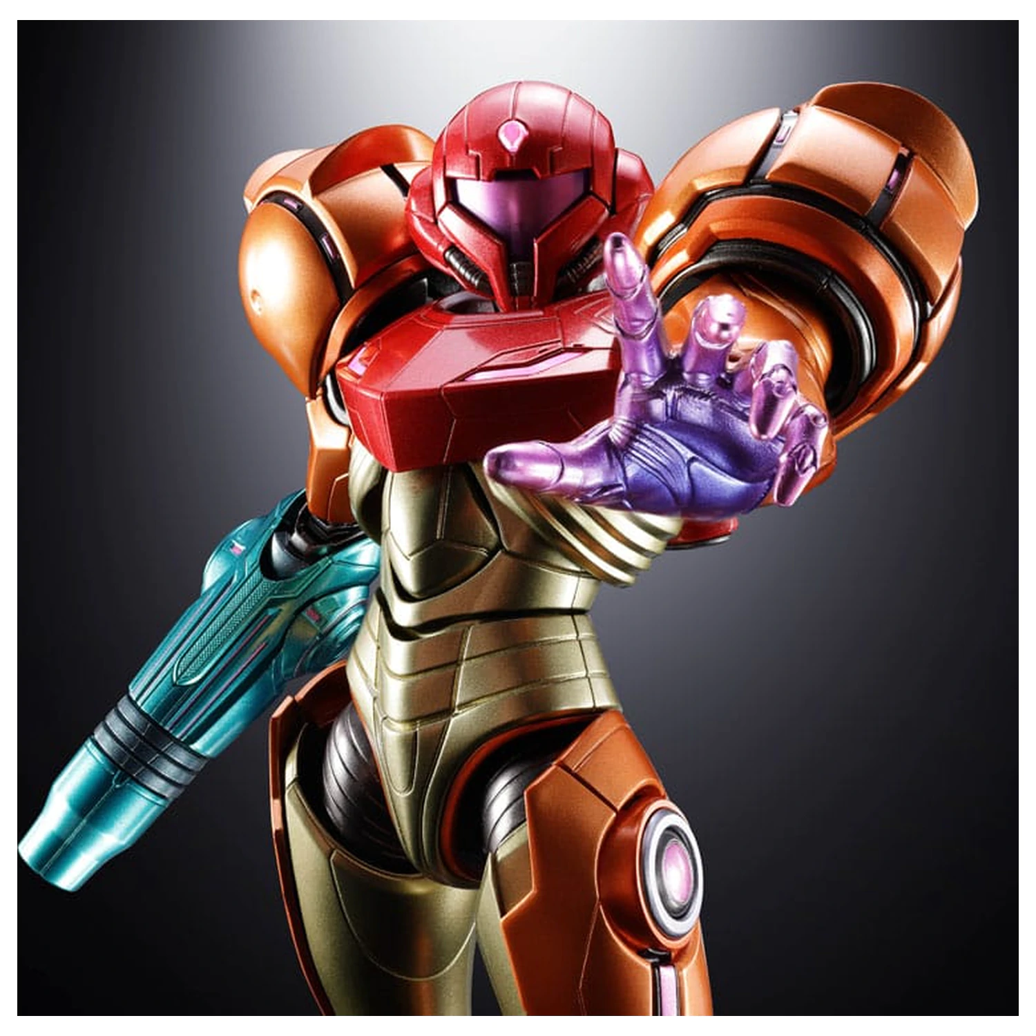 Metroid Prime 4: Beyond Diecast akcijska figura Samus Aran LED 21 cm fotografija proizvoda
