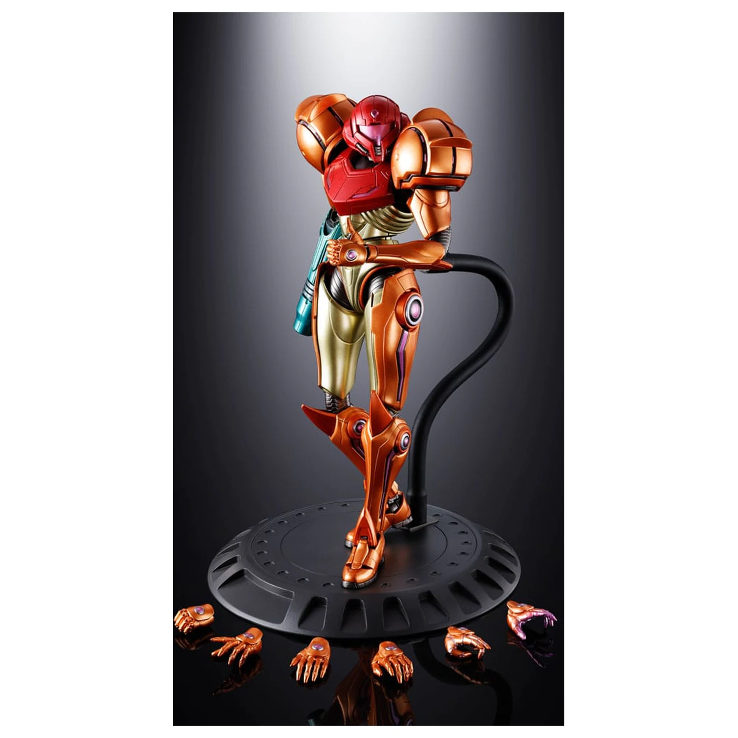 Metroid Prime 4: Beyond Diecast akcijska figura Samus Aran LED 21 cm fotografija proizvoda
