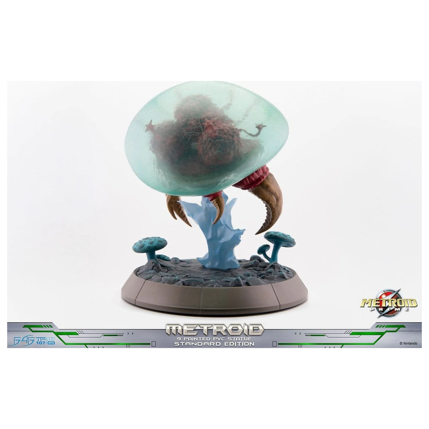 Metroid Prime PVC figura Metroid (Standard) (Glow in the Dark) 21 cm fotografija proizvoda