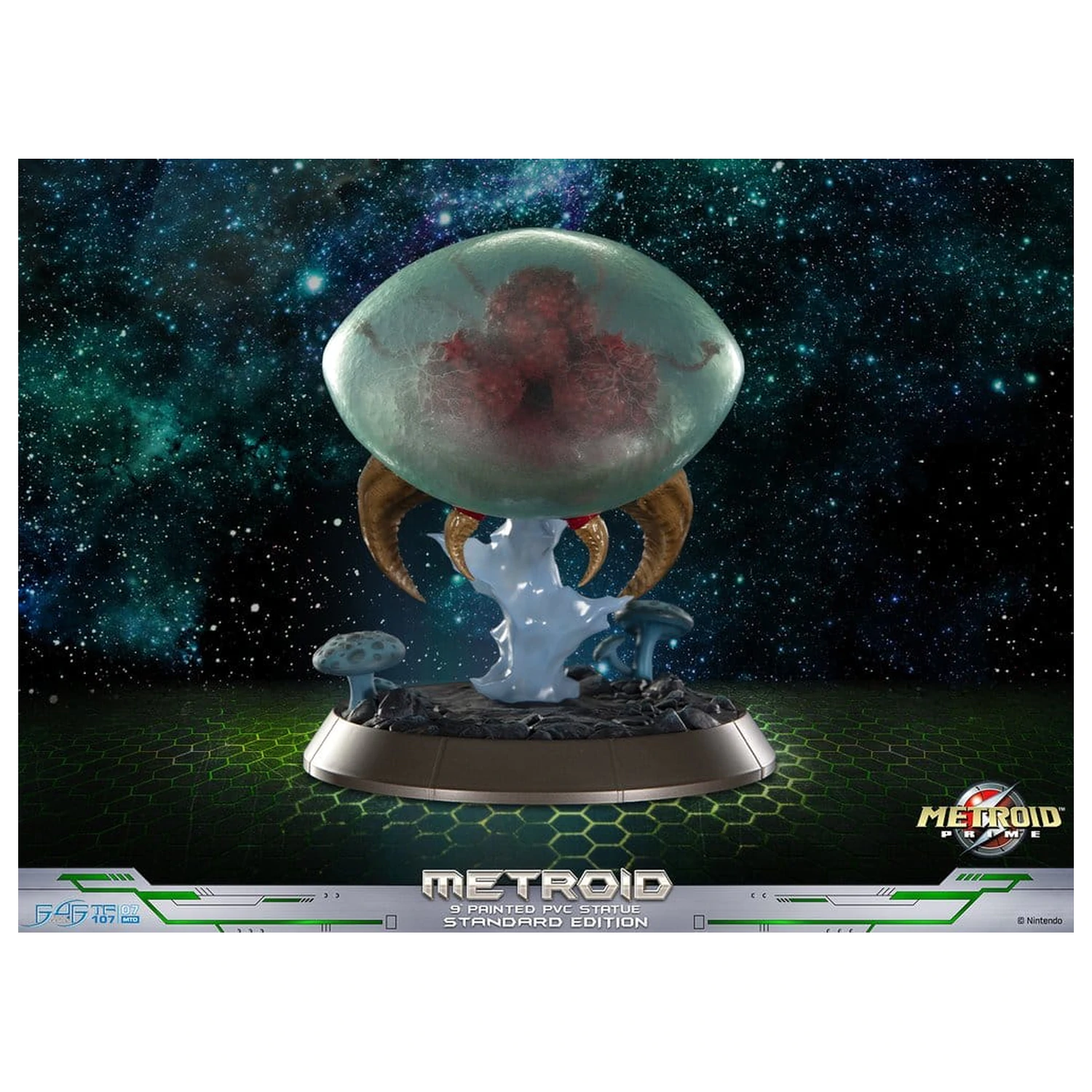 Metroid Prime PVC figura Metroid (Standard) (Glow in the Dark) 21 cm fotografija proizvoda