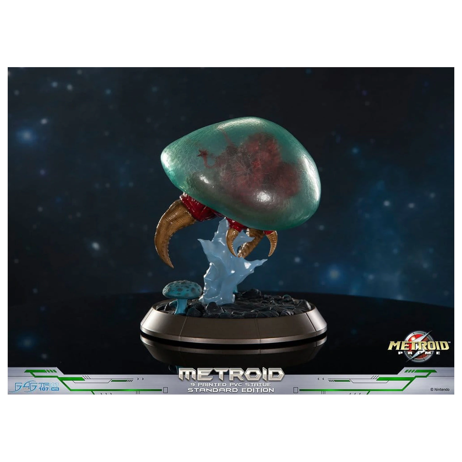 Metroid Prime PVC figura Metroid (Standard) (Glow in the Dark) 21 cm fotografija proizvoda