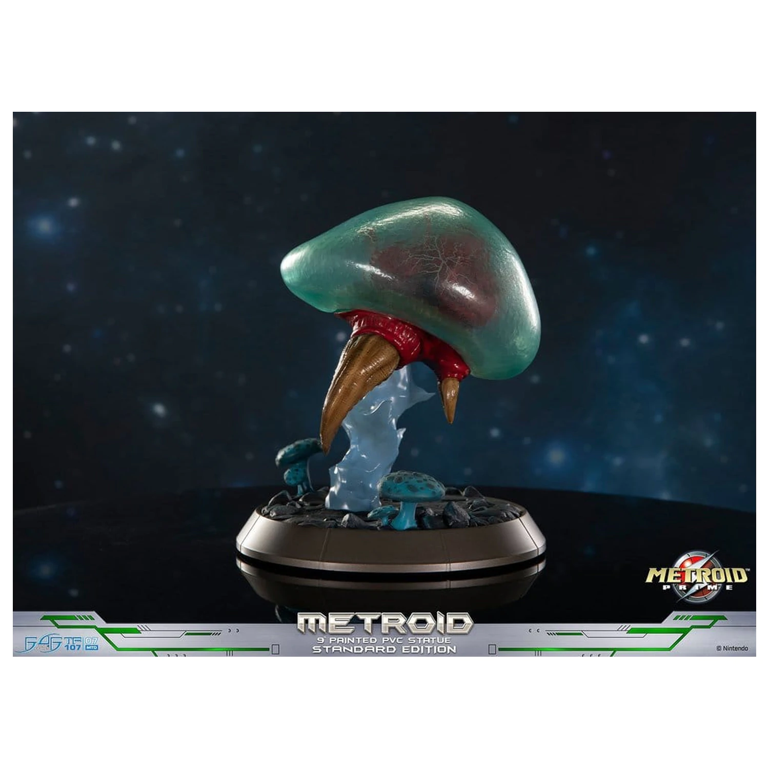 Metroid Prime PVC figura Metroid (Standard) (Glow in the Dark) 21 cm fotografija proizvoda