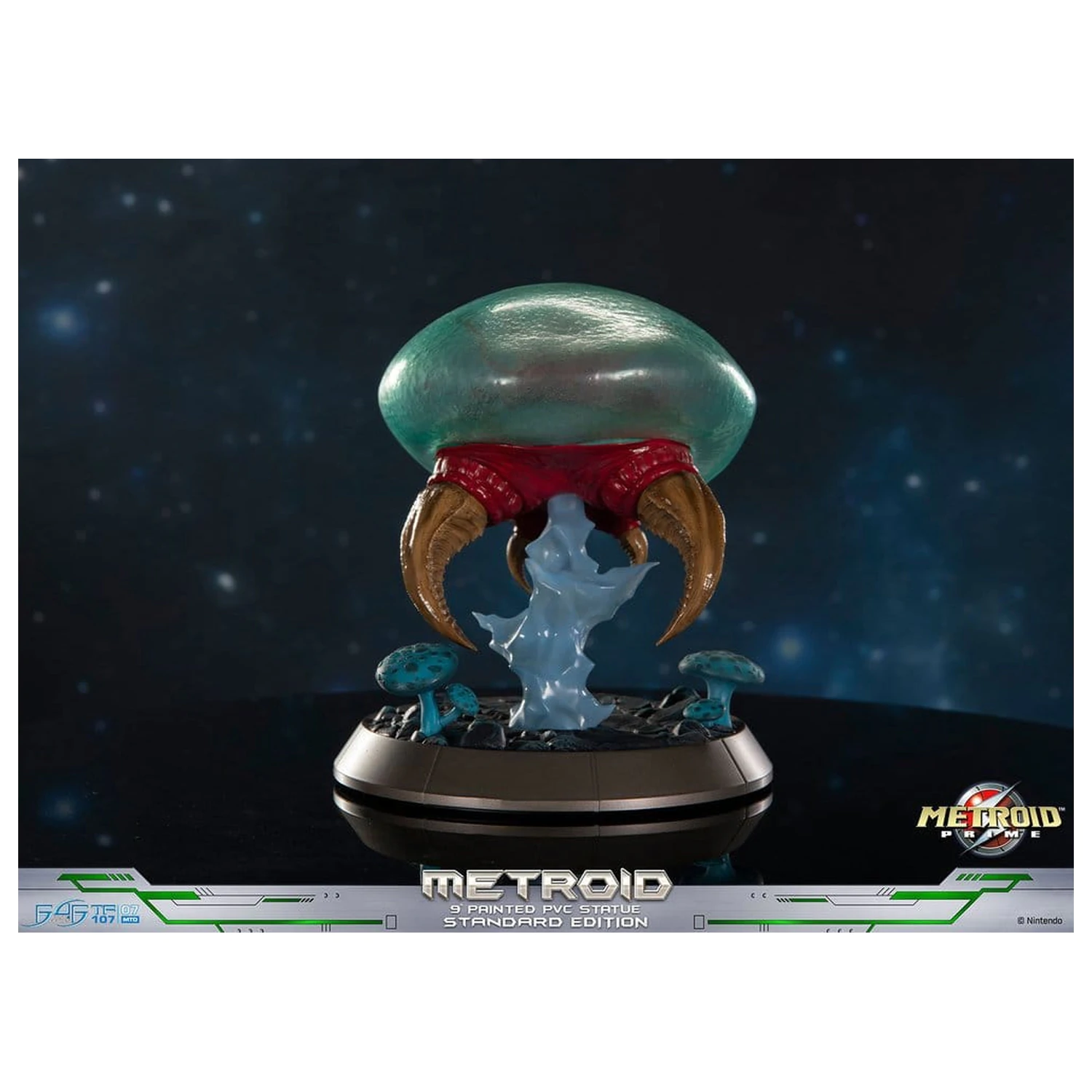 Metroid Prime PVC figura Metroid (Standard) (Glow in the Dark) 21 cm fotografija proizvoda