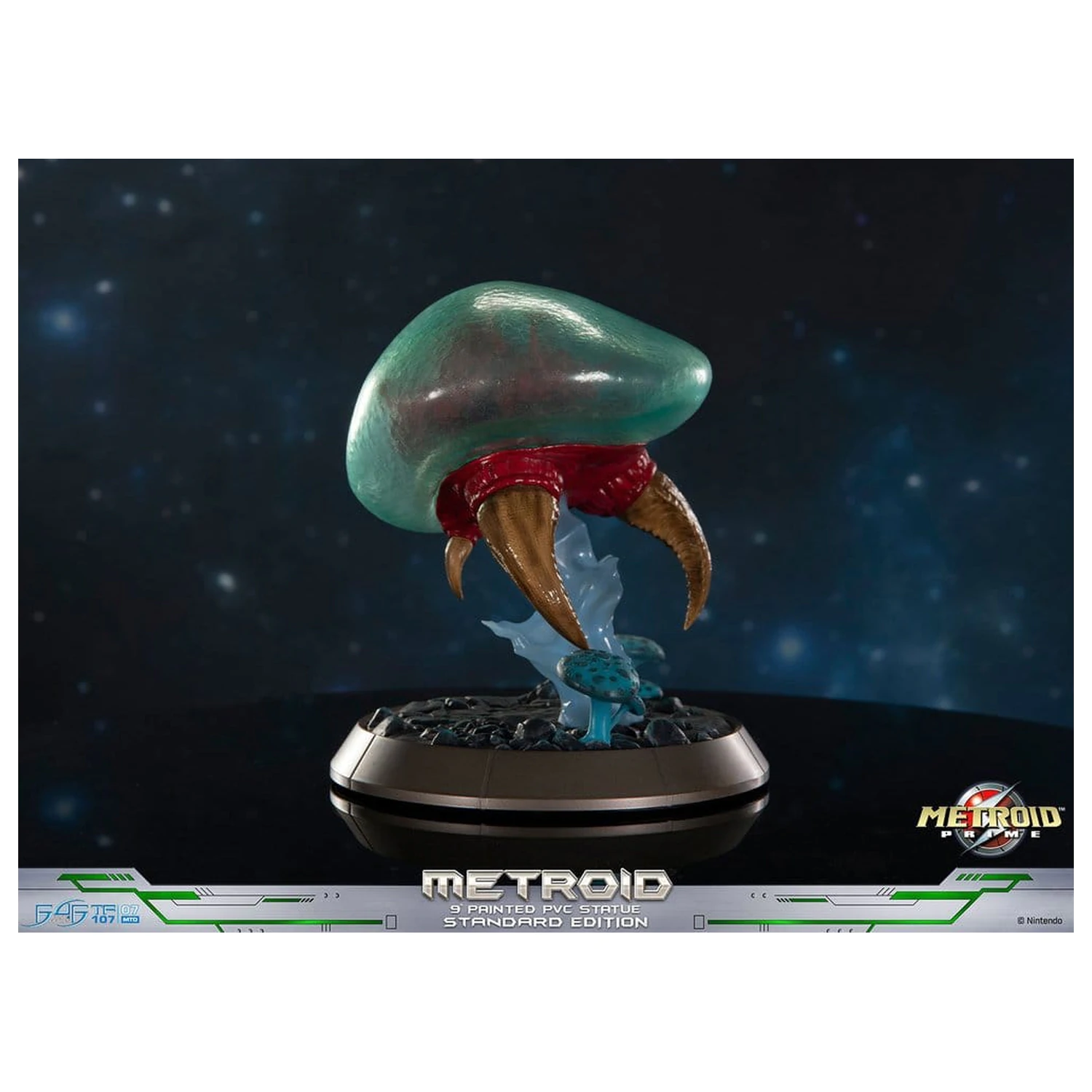 Metroid Prime PVC figura Metroid (Standard) (Glow in the Dark) 21 cm fotografija proizvoda