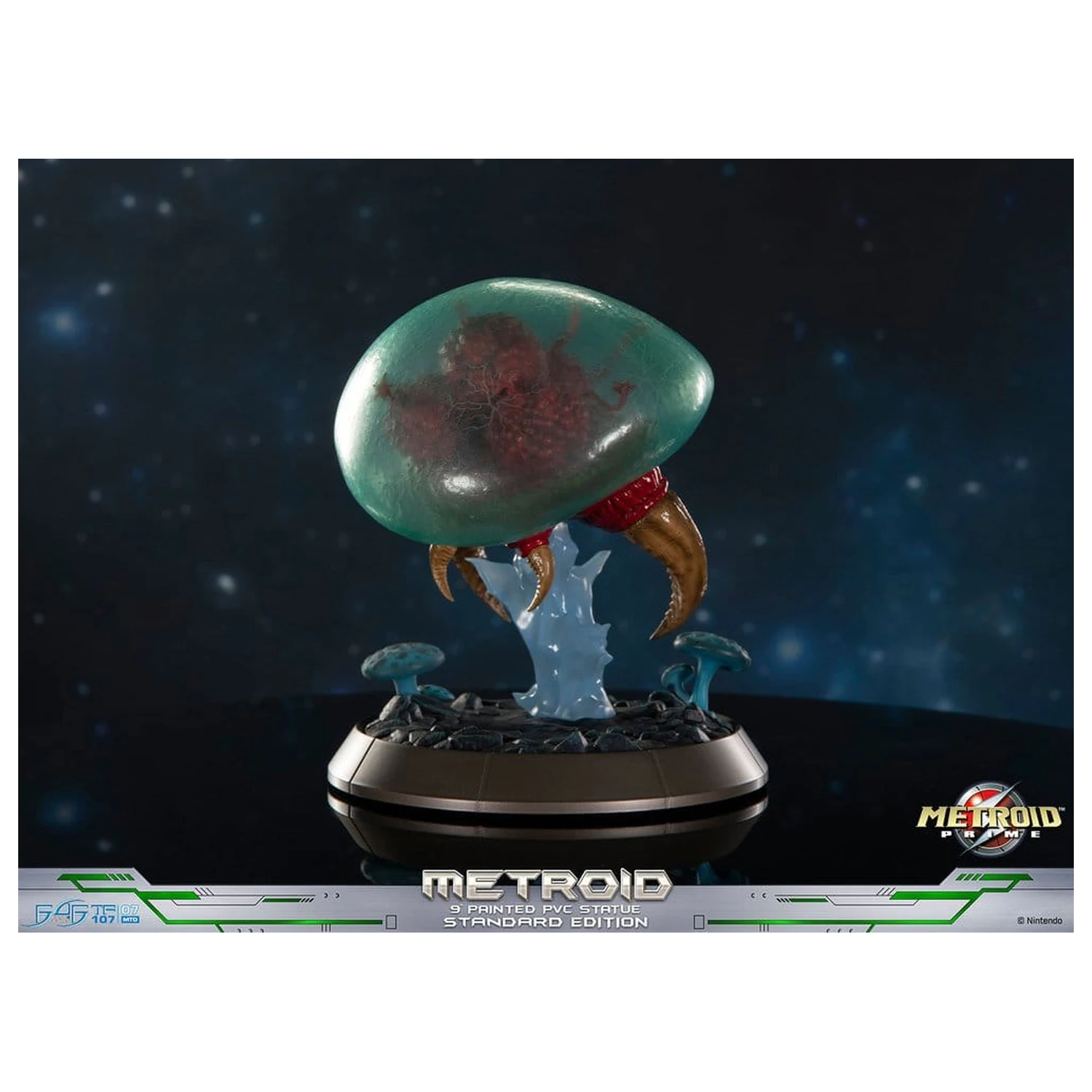 Metroid Prime PVC figura Metroid (Standard) (Glow in the Dark) 21 cm fotografija proizvoda