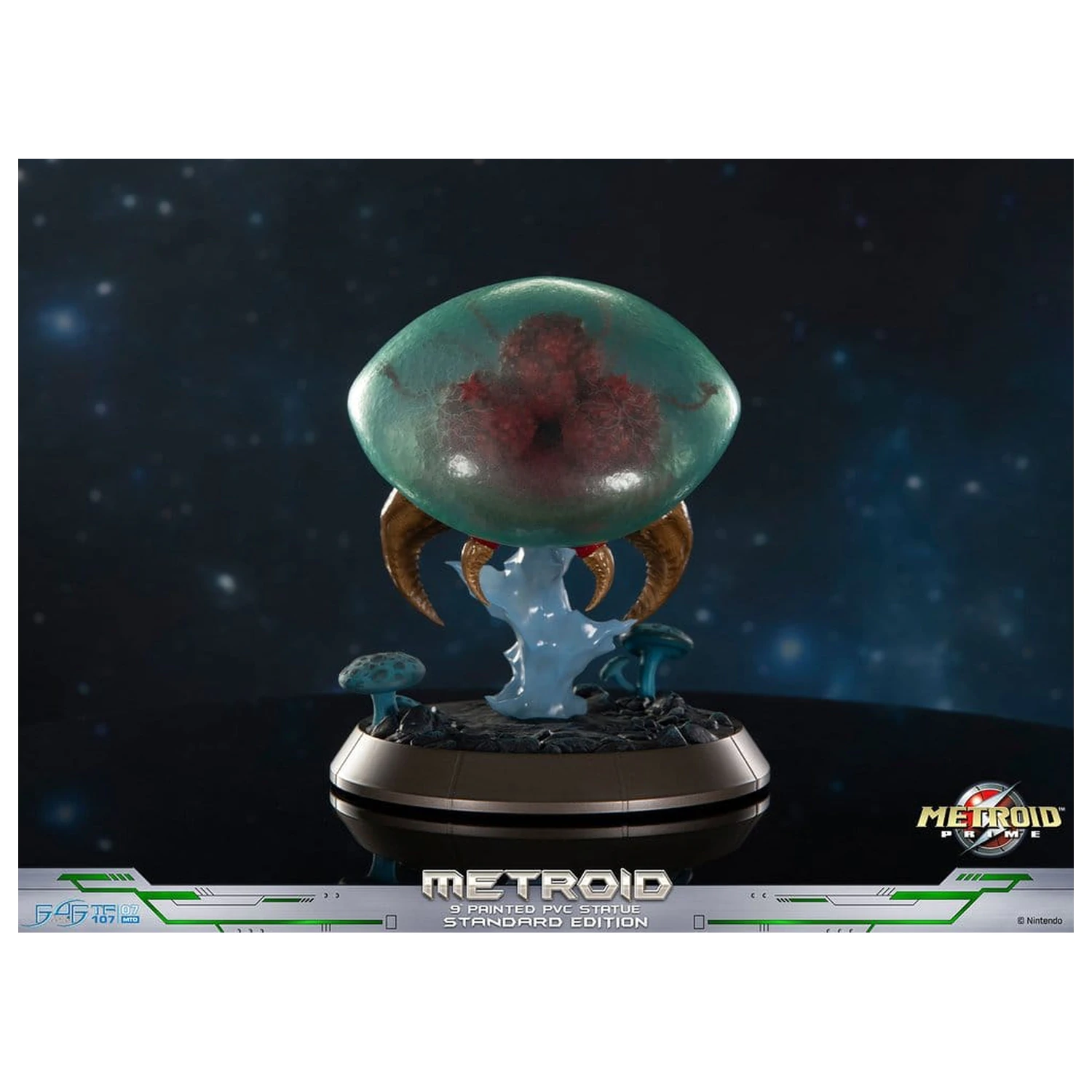 Metroid Prime PVC figura Metroid (Standard) (Glow in the Dark) 21 cm fotografija proizvoda